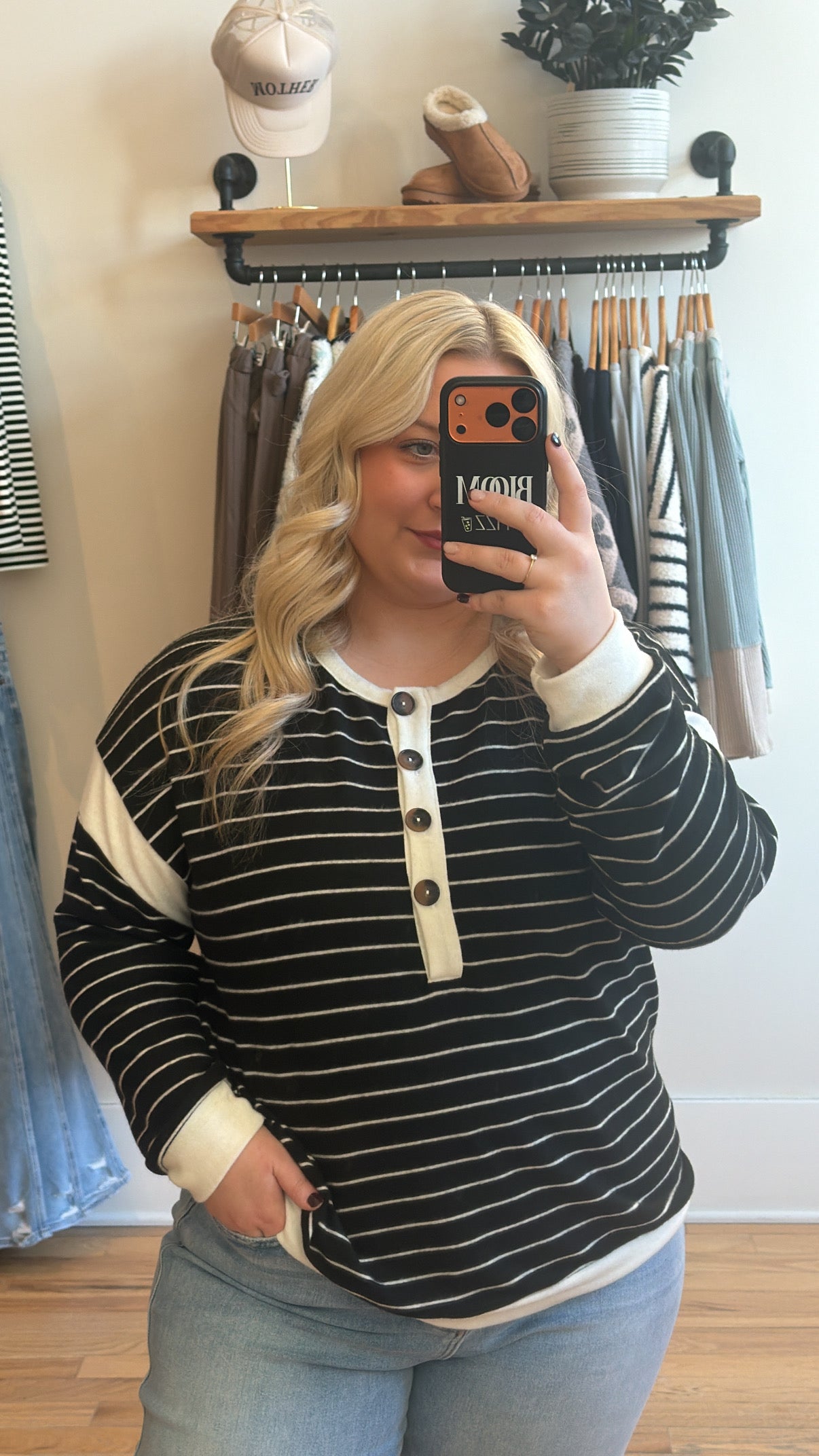 The Contrast Striped Long Sleeve