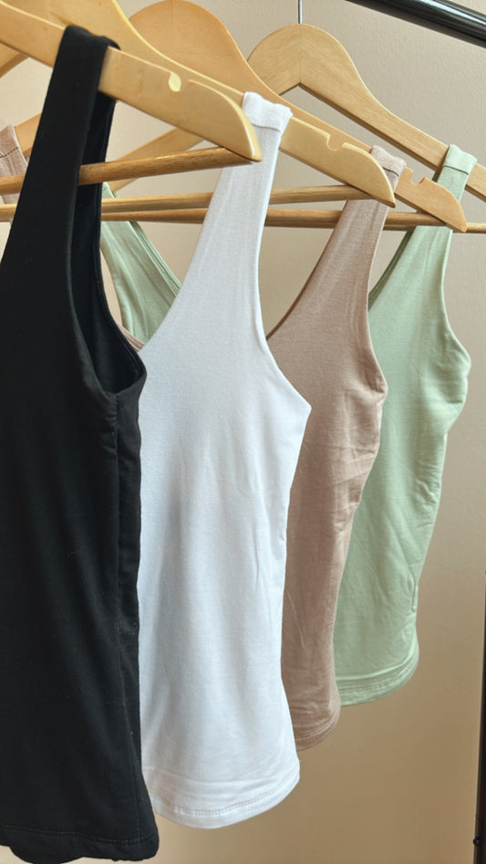 The Scoop Neck Tank Tops (6 Colors)