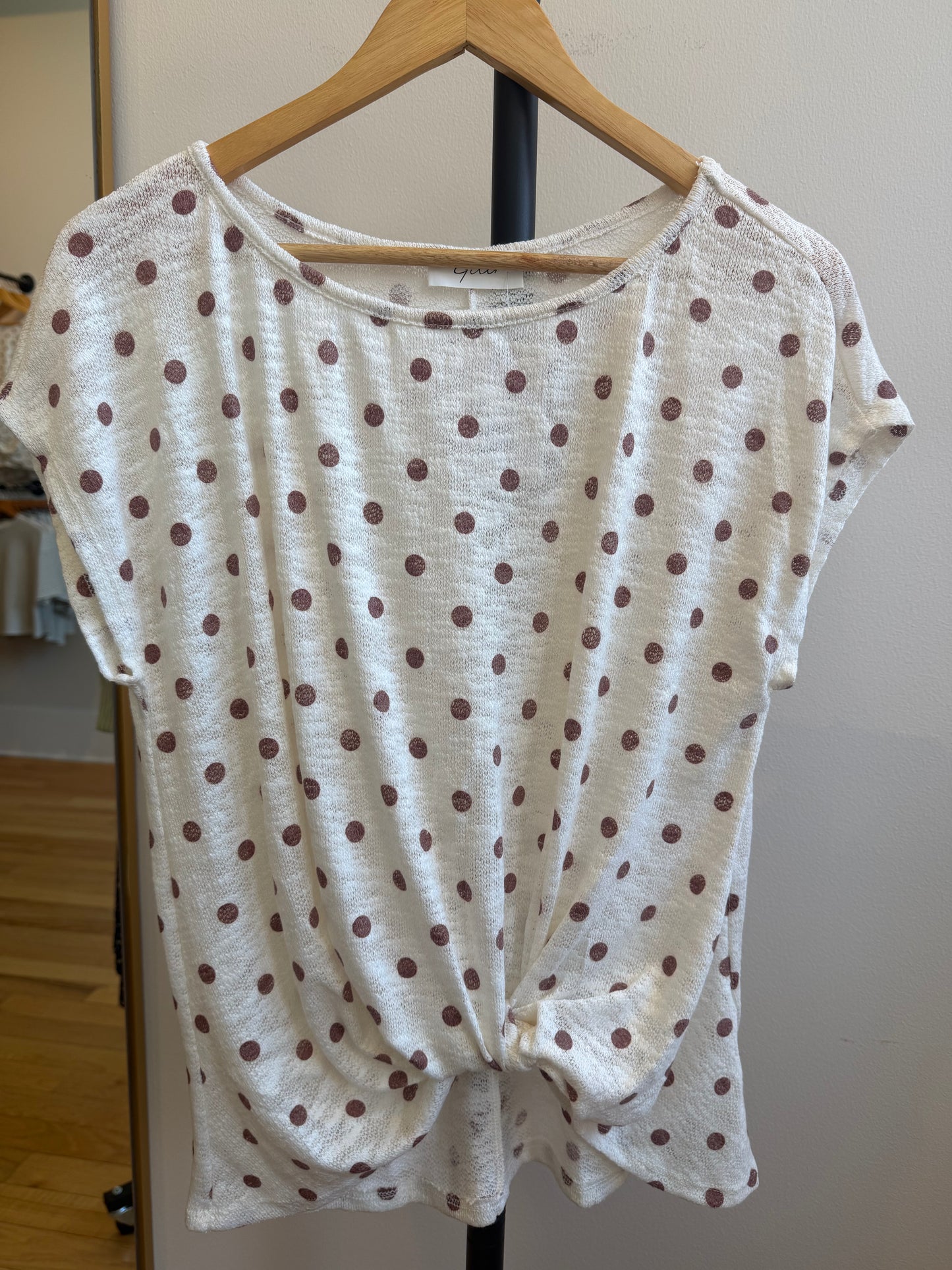 The Paige Polka Dot Top