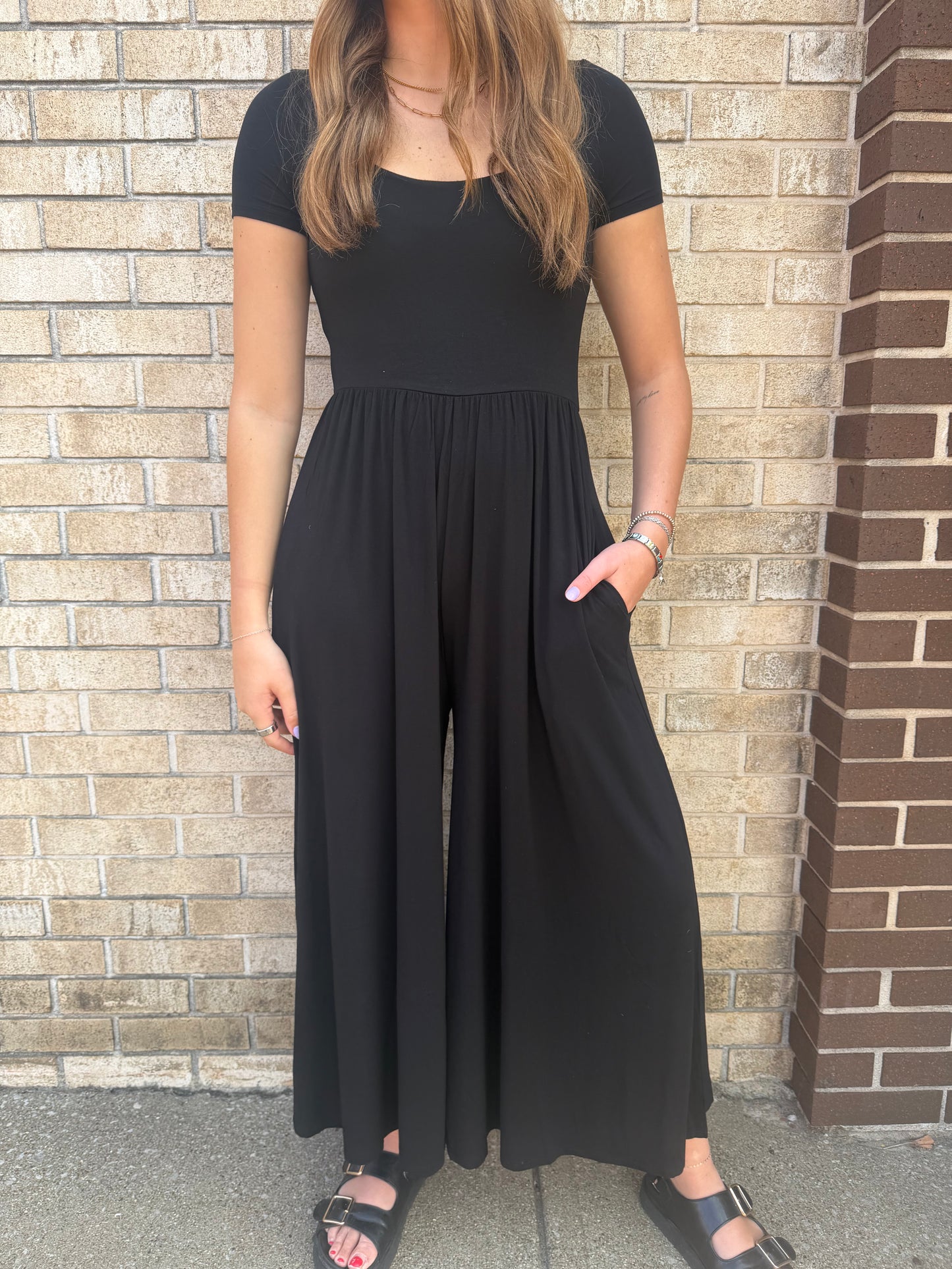 The Jess Wide Leg Jumpsuit