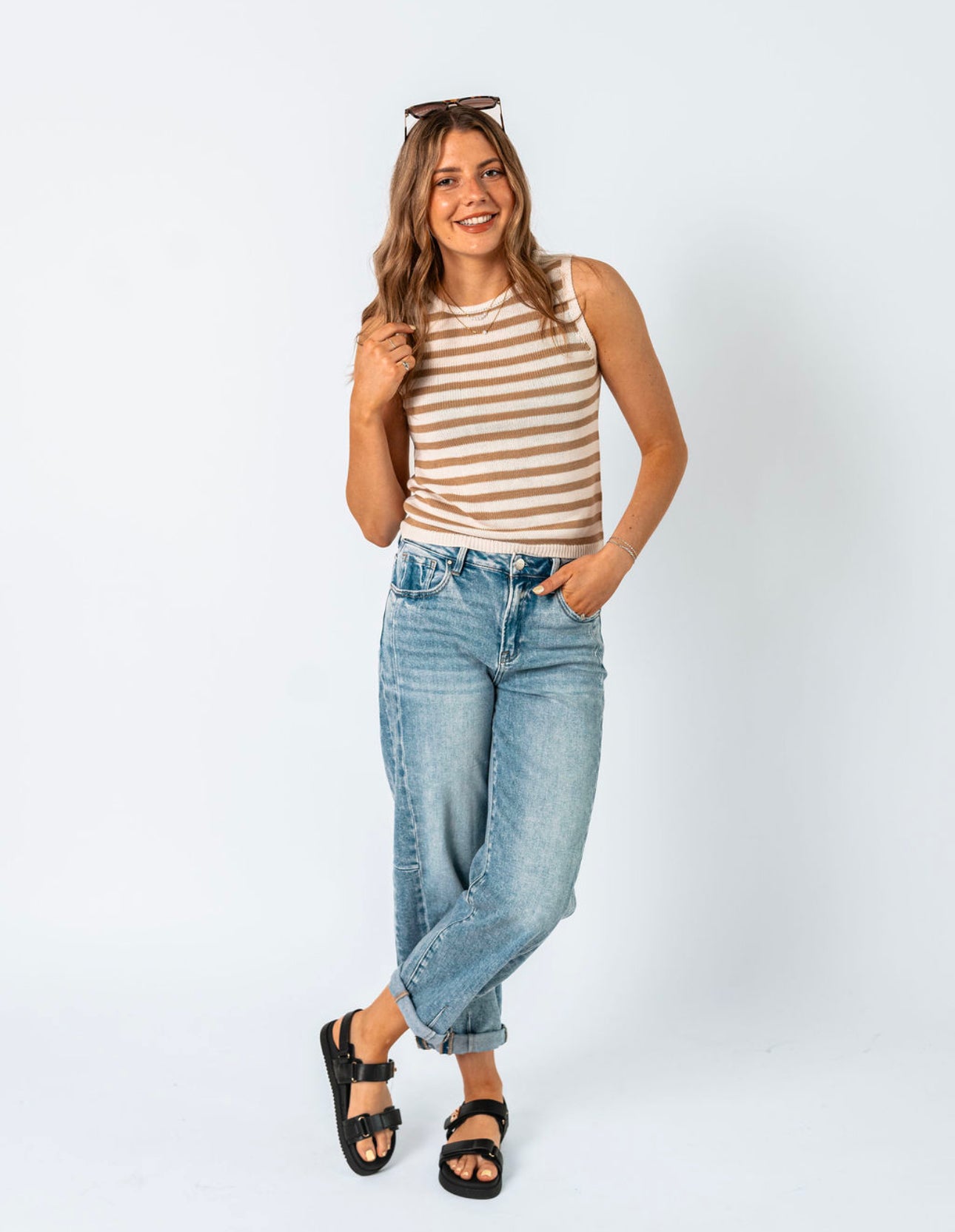 The Elevated Striped Tank Top