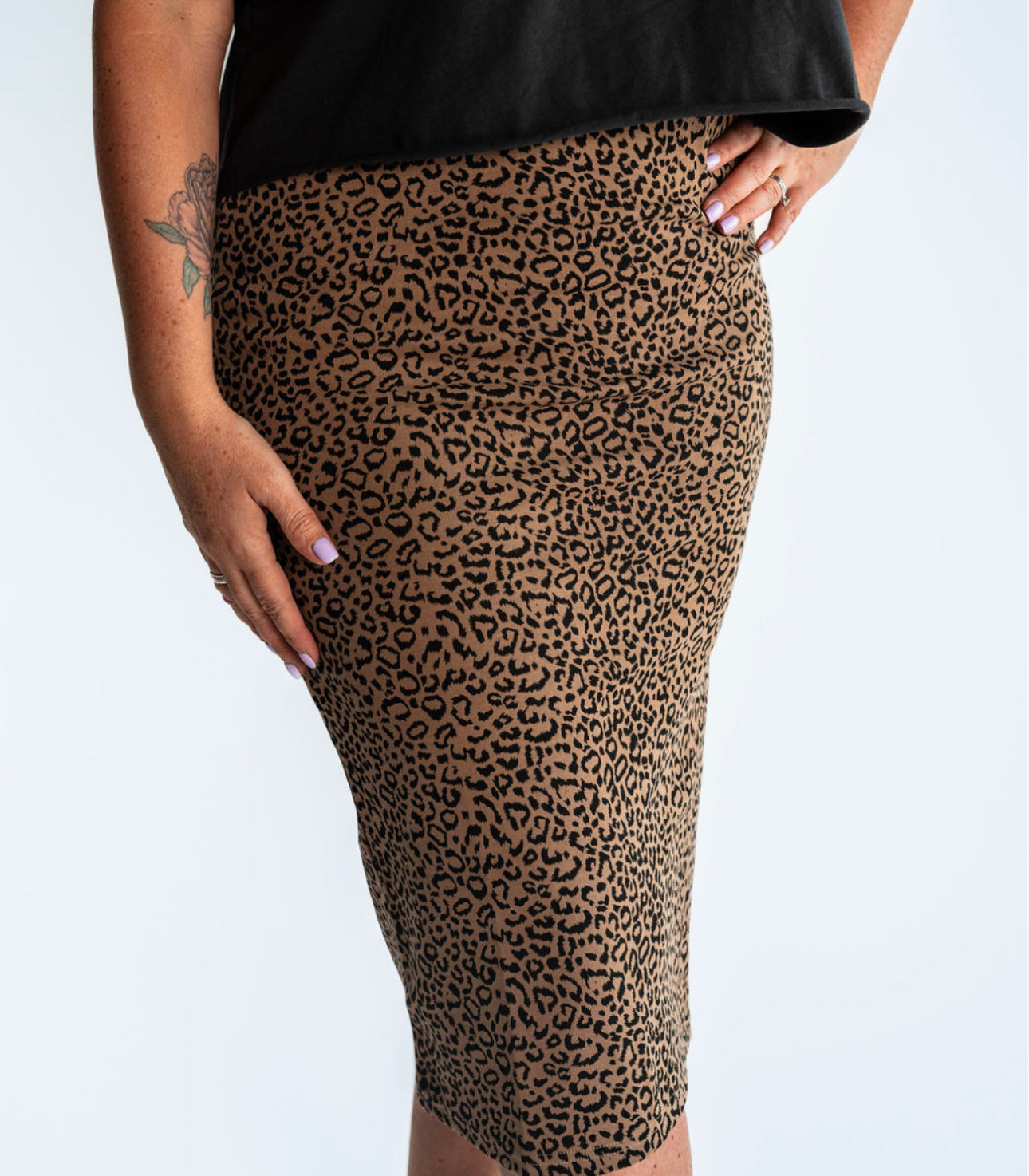 The Leopard Midi Skirt