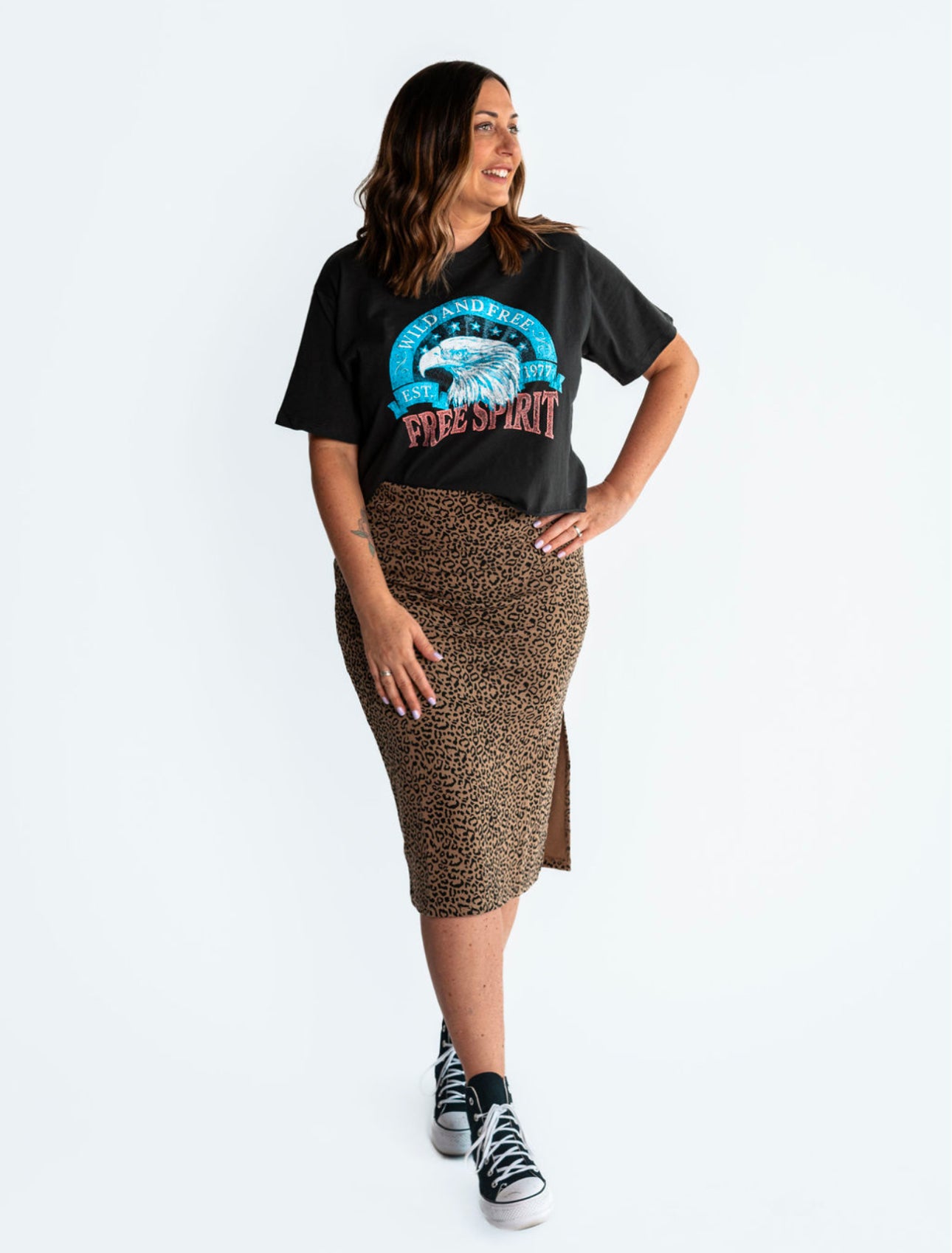 The Leopard Midi Skirt
