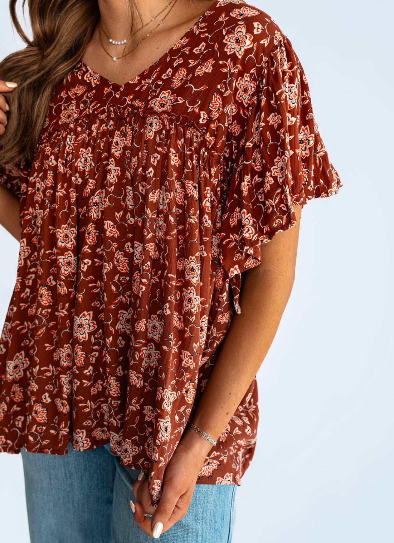 The In Bloom Floral Top