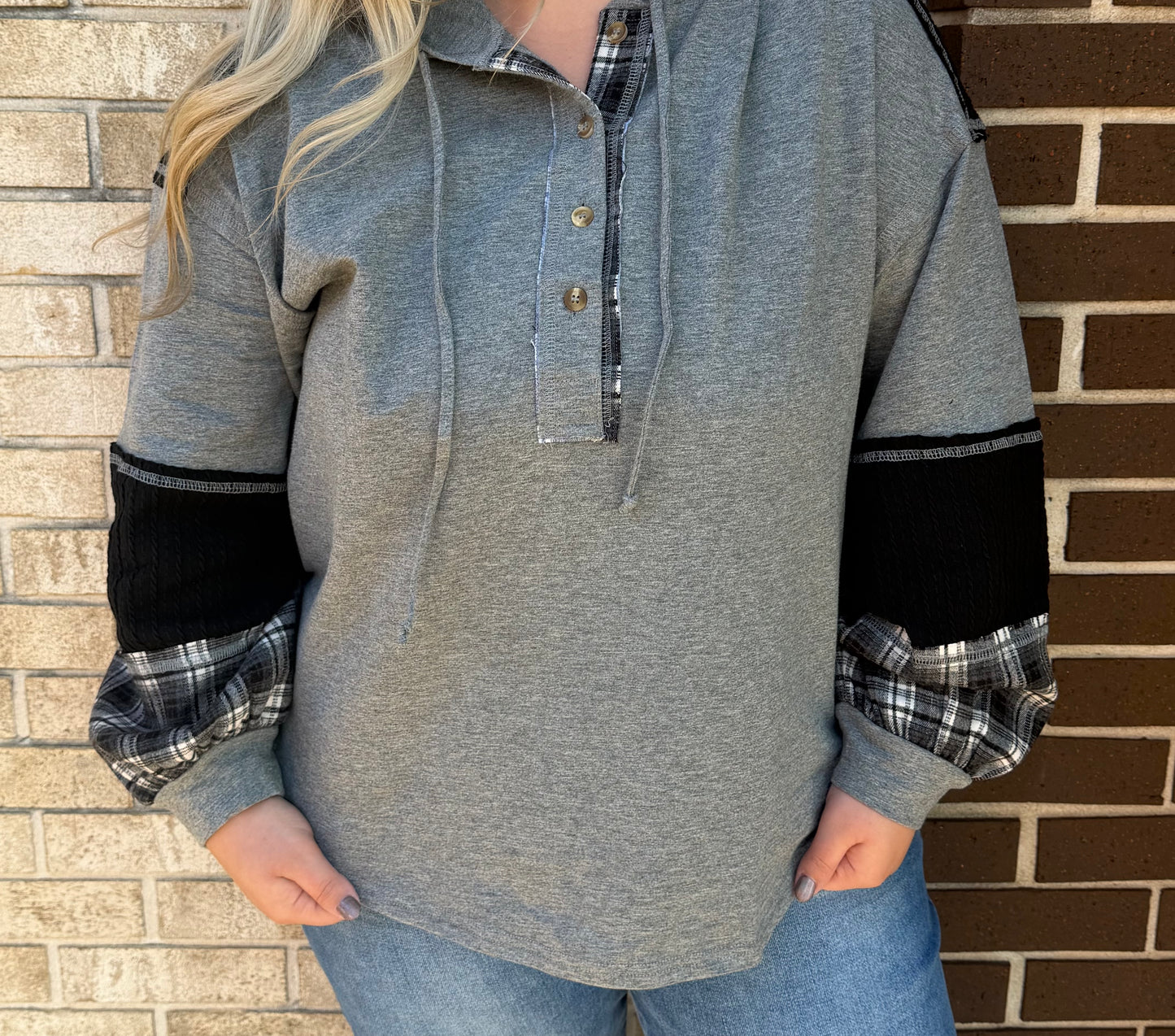 The Plaid Hoodie Pullover