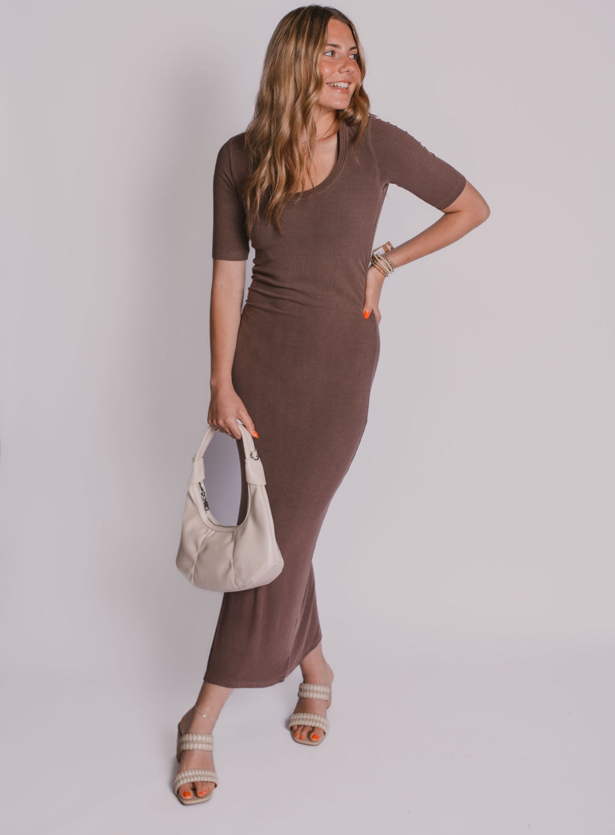 The Cierra Fitted Maxi Dress