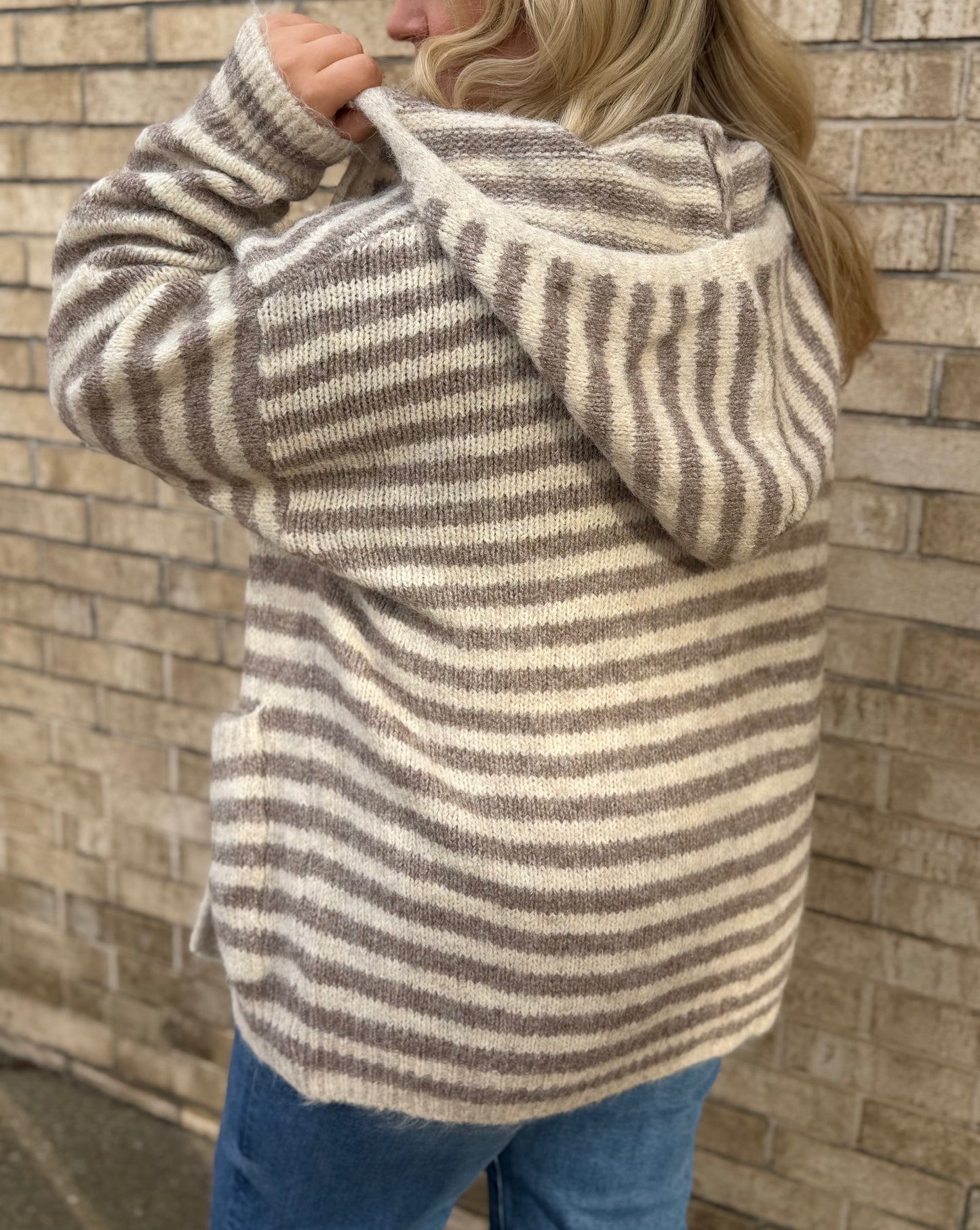 The Striped Knit Cardigan