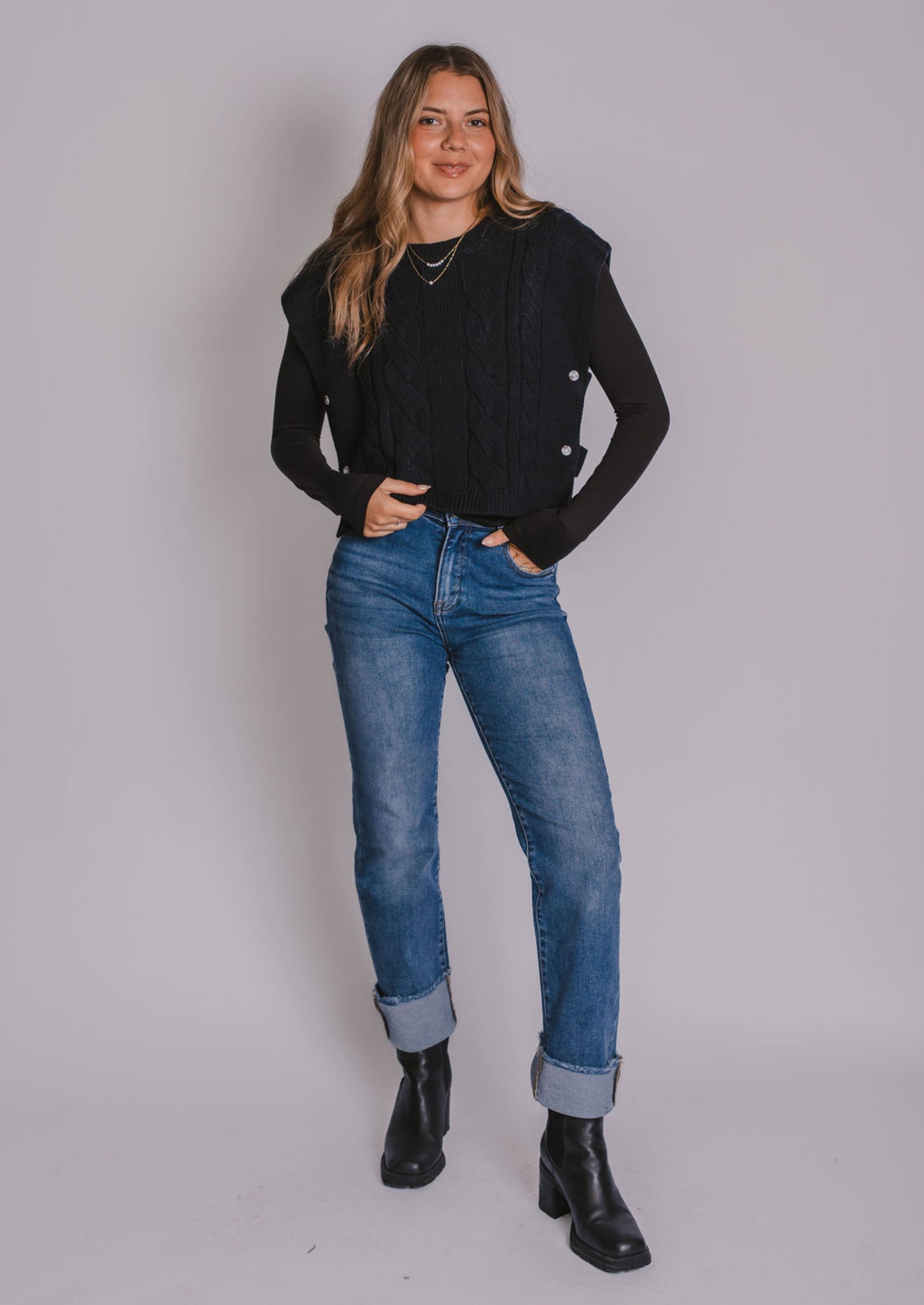 The carolyn sweater vest