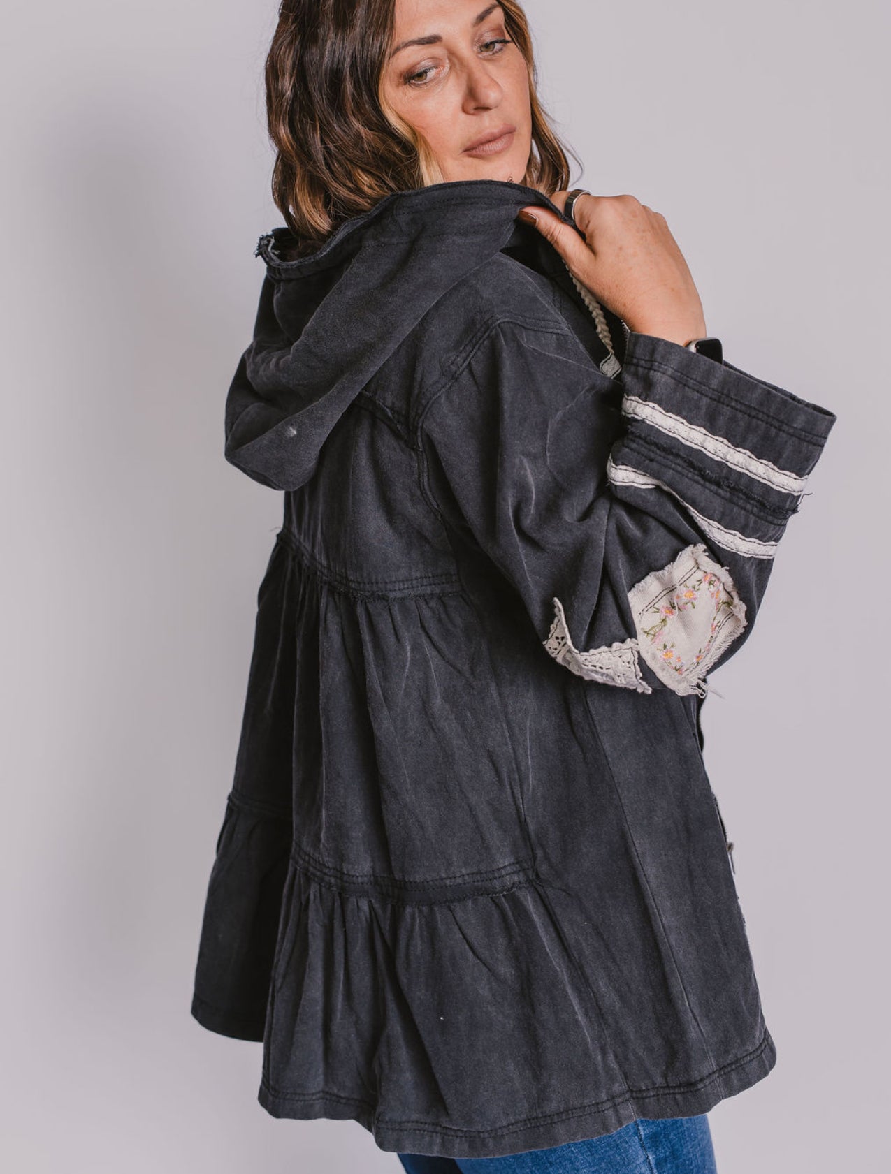 The Vintage Embroidered Zip Up Jacket