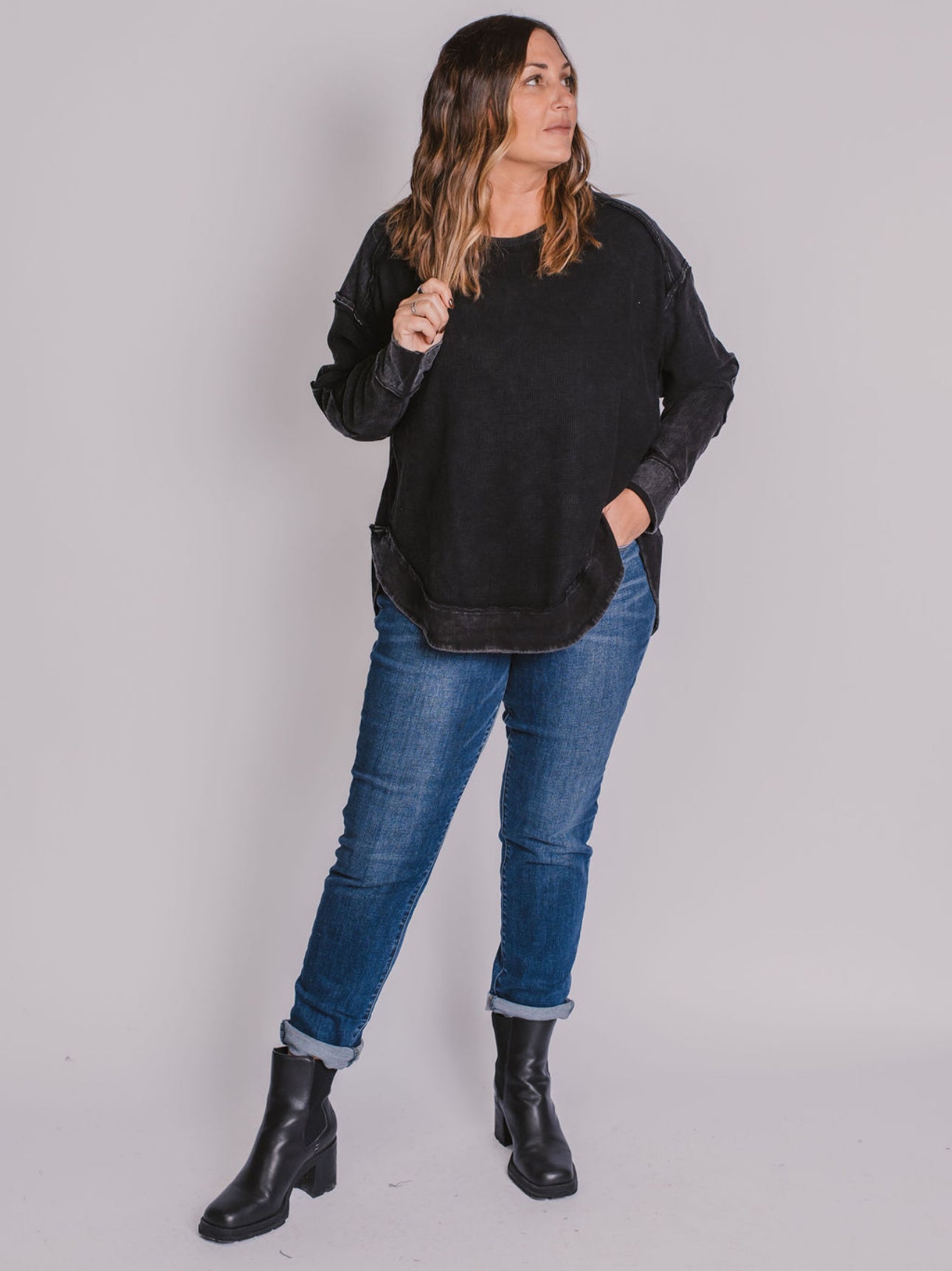 The Thermal Knit Top (2 Colors)