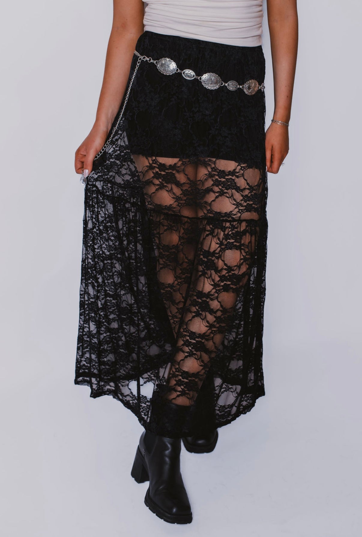 The Lace Maxi Skirt