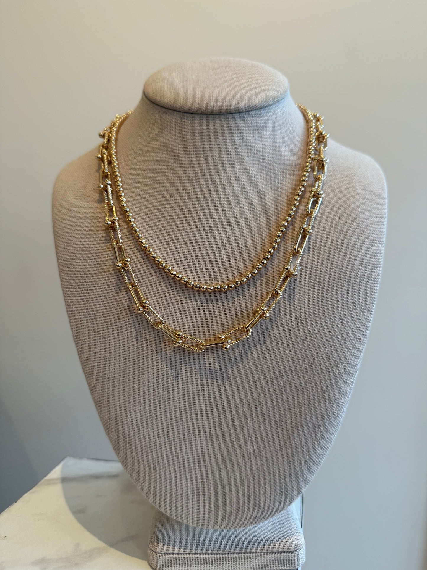 The Double Layered Statement Necklace (2 Colors)