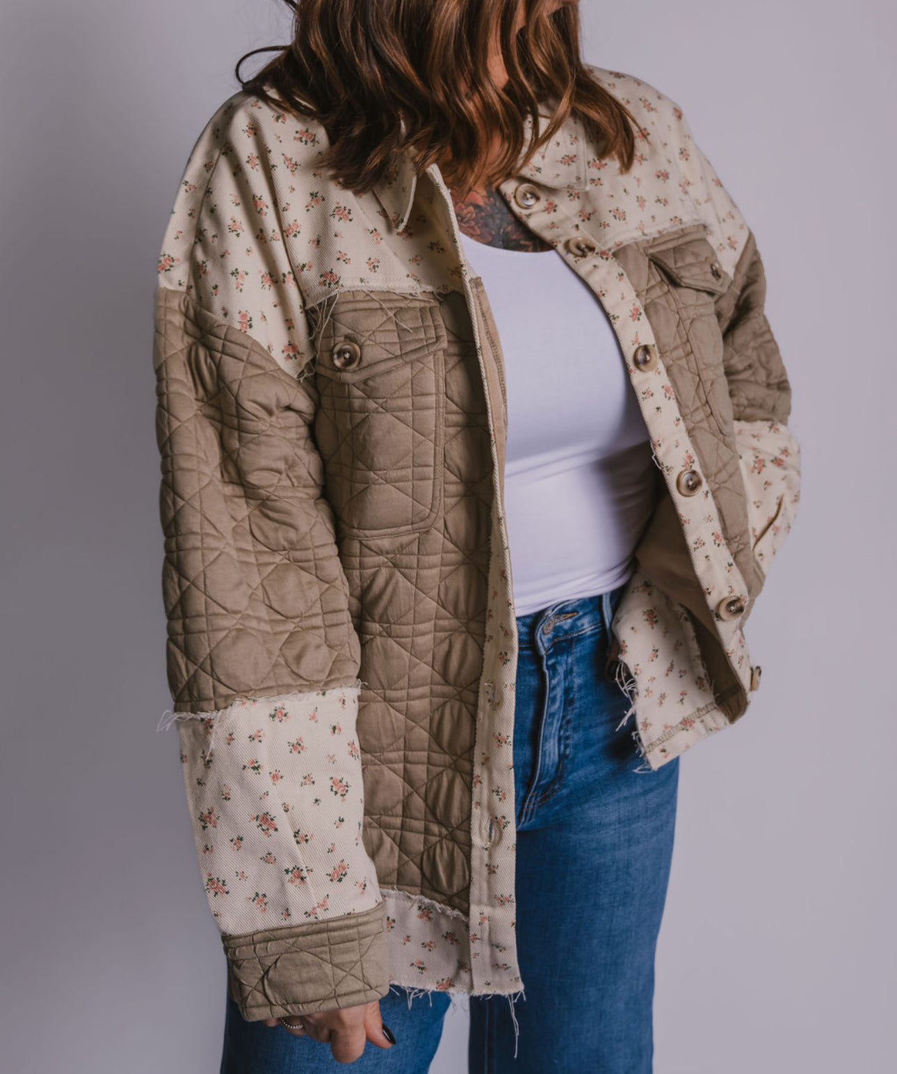The Floral Quilted Jacket
