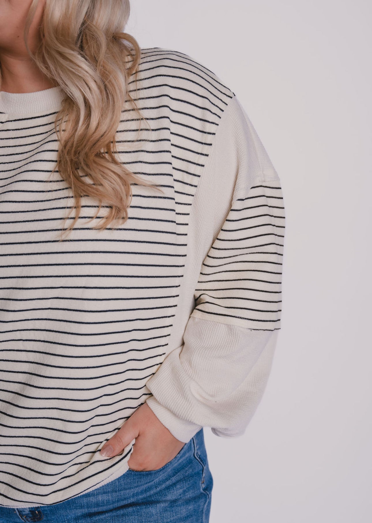 The Everyday Striped Crewneck (2 Colors)