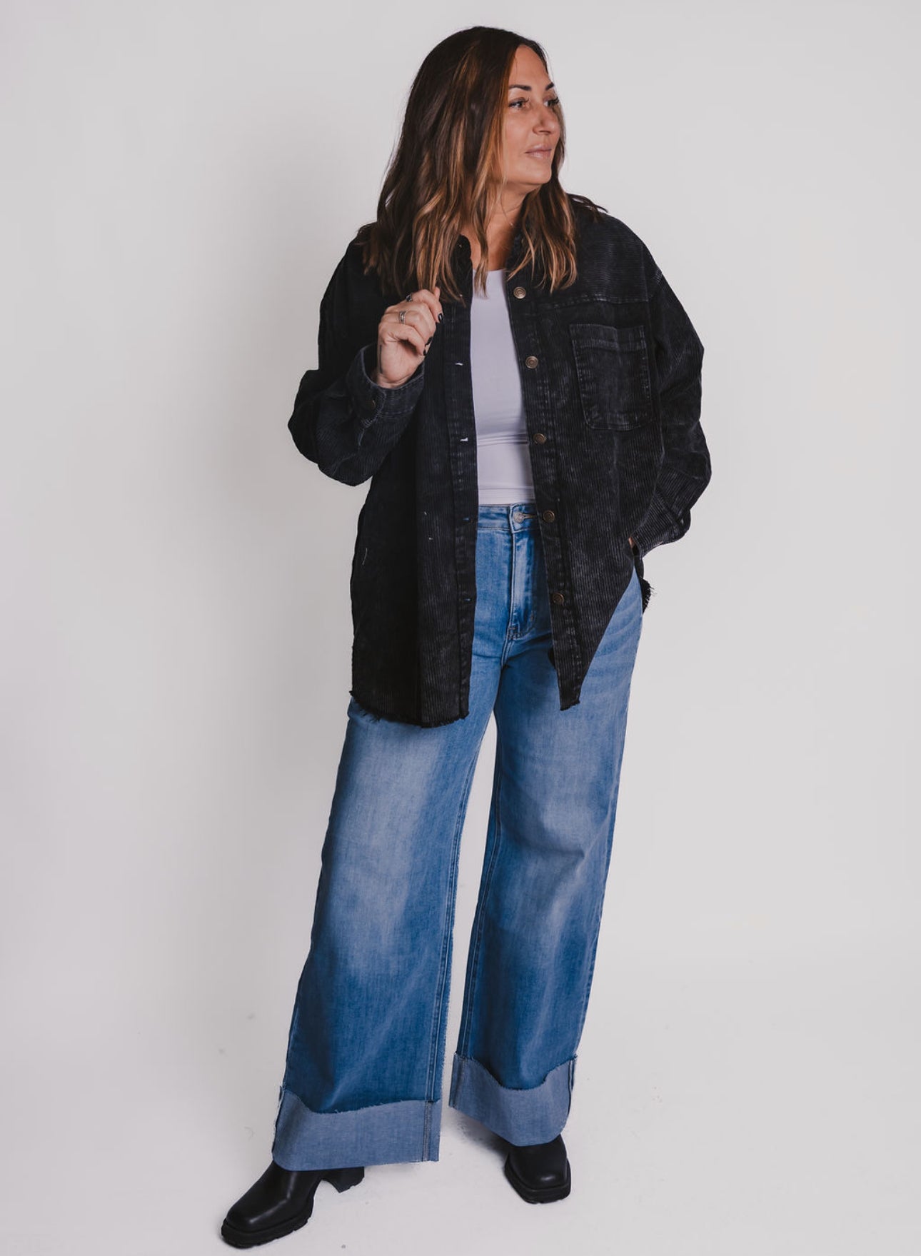 The Corduroy Button Down Jacket
