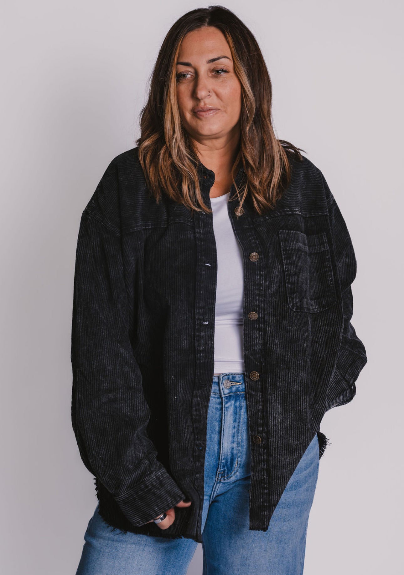 The Corduroy Button Down Jacket