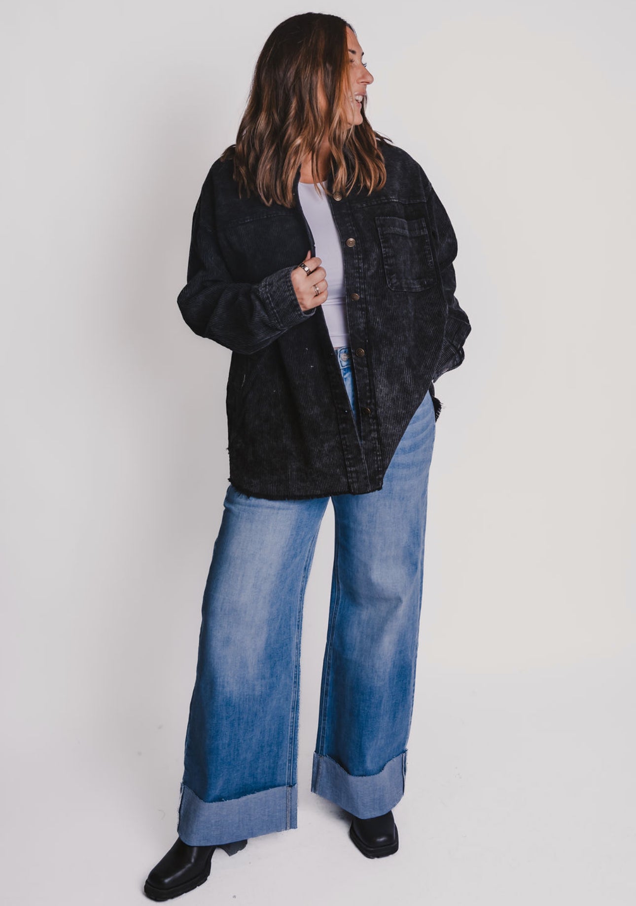 The Corduroy Button Down Jacket