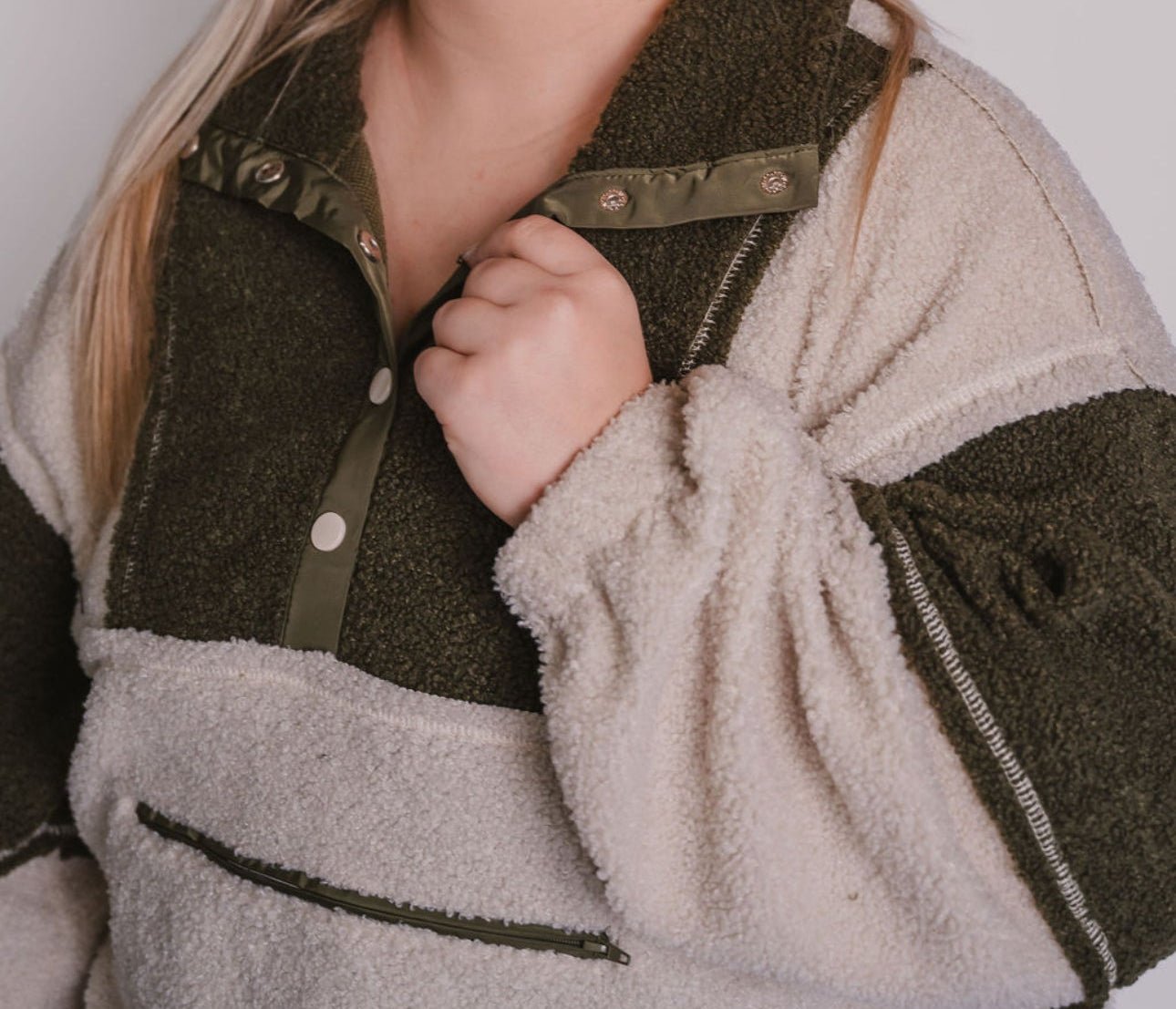 The Cozy Sherpa Pullover