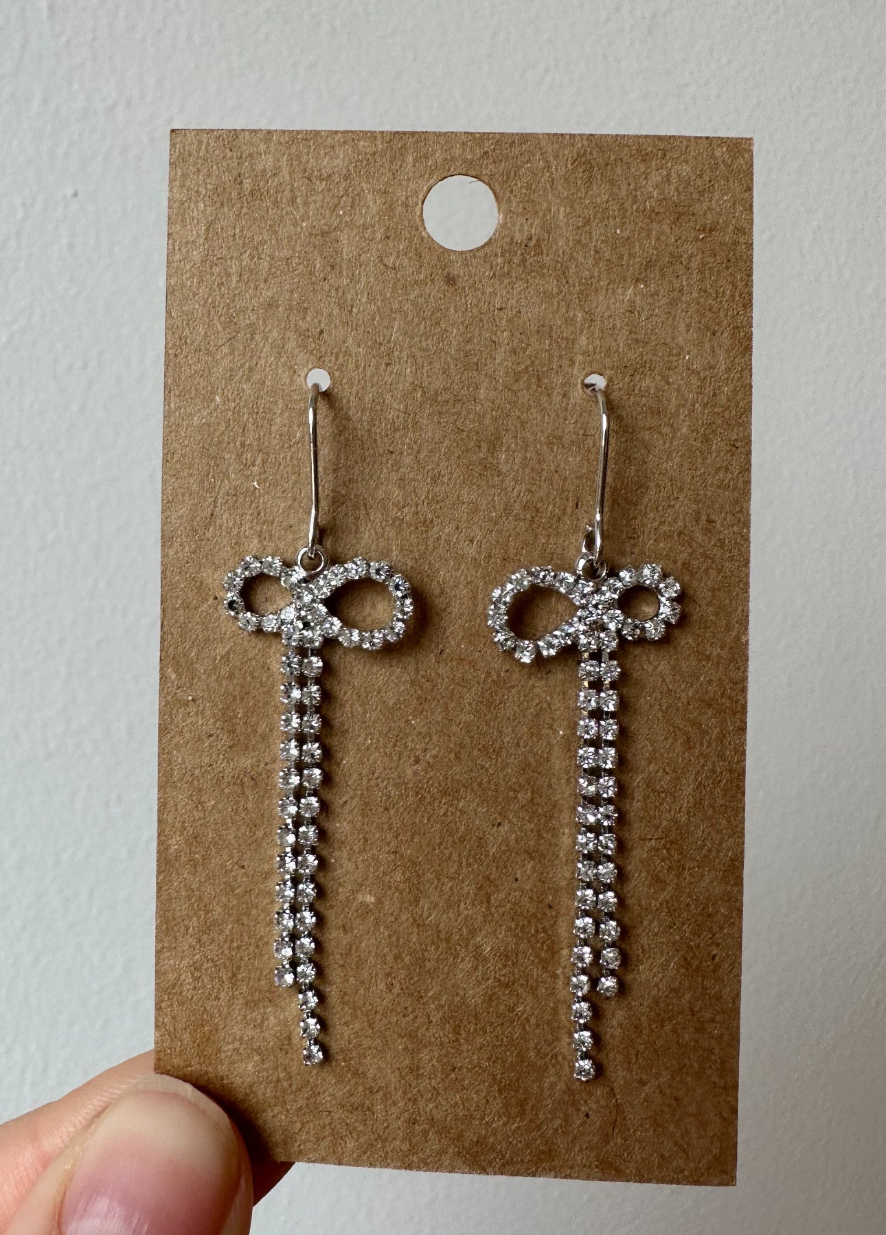 The Dangle Bow Earrings (2 Colors)
