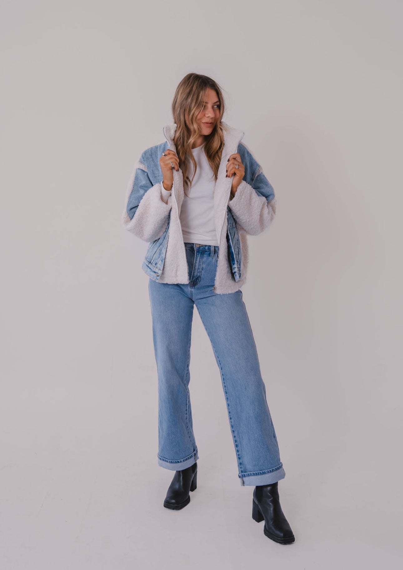 The Sherpa Denim Daniela Jacket