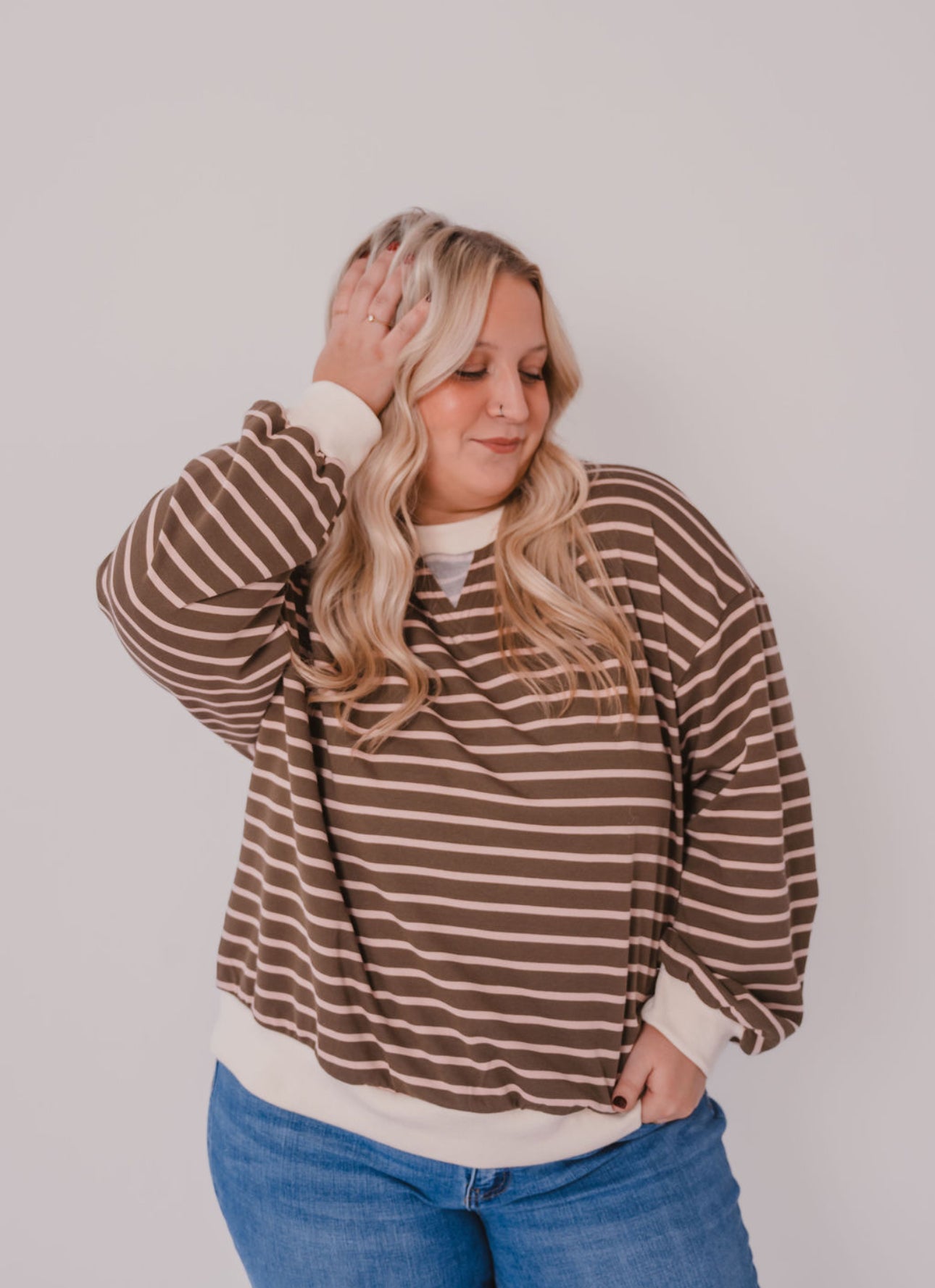 The Striped Palmer Pullover