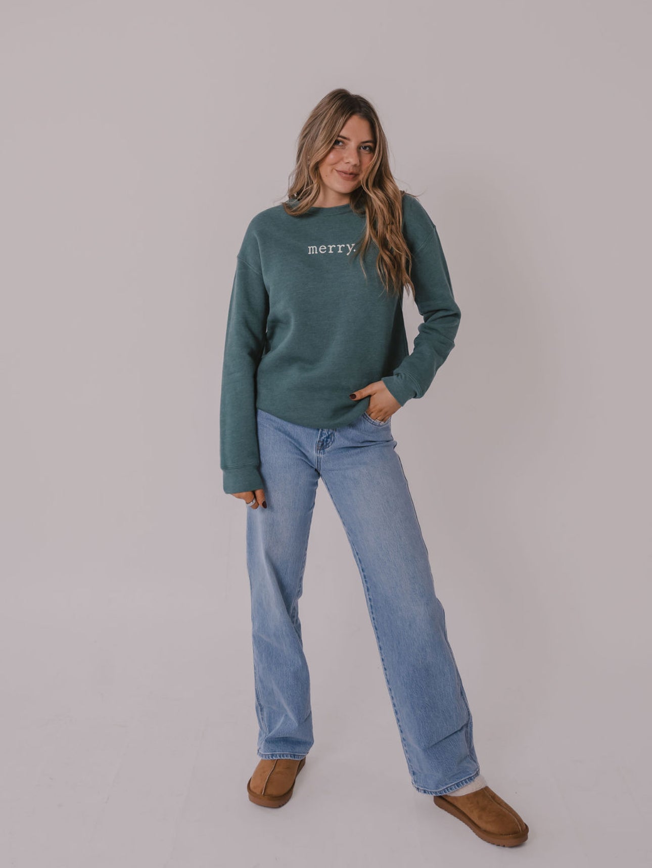 The 'Merry' Graphic Crewneck