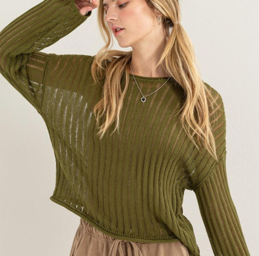 The Ribbed Knit Sweater