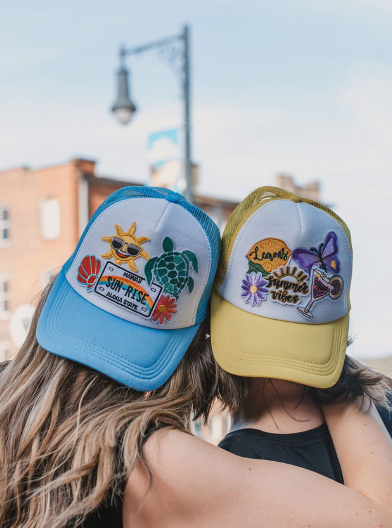 The Yellow Summer Vibes Trucker Hat