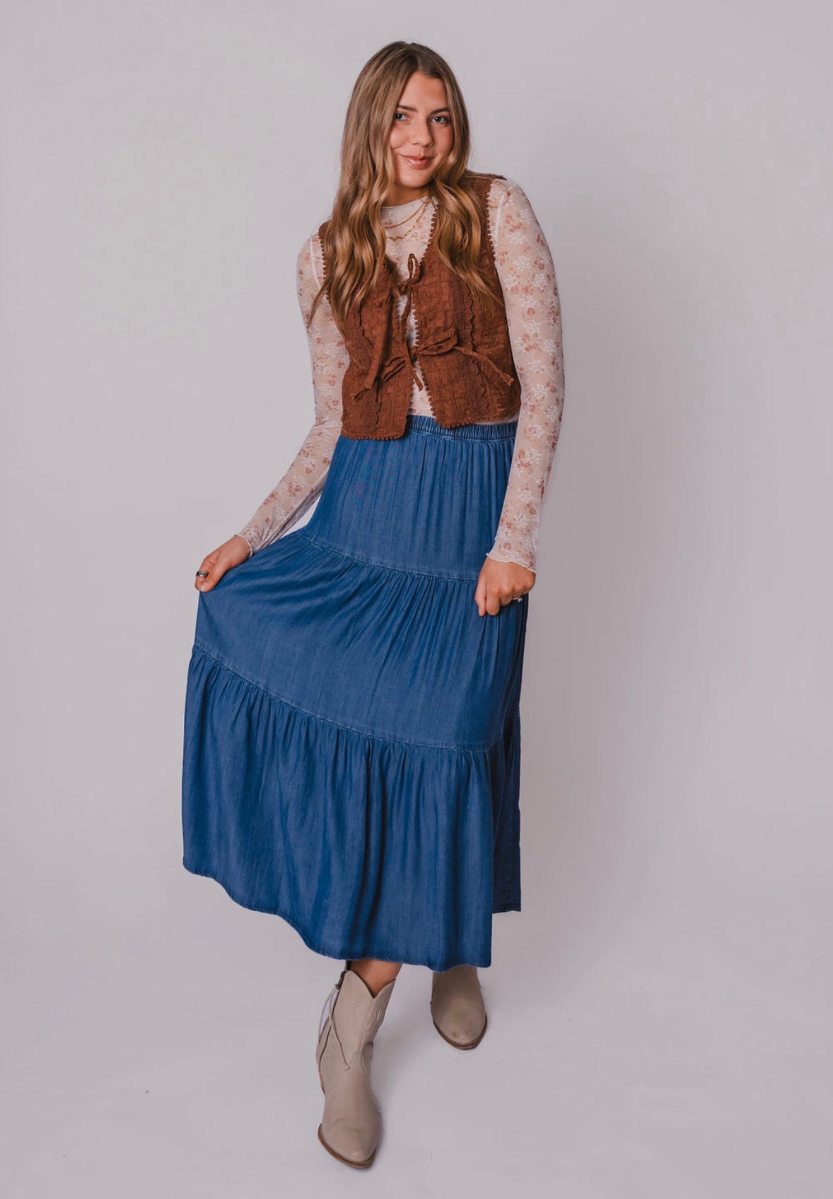 The Jamie Tiered Skirt