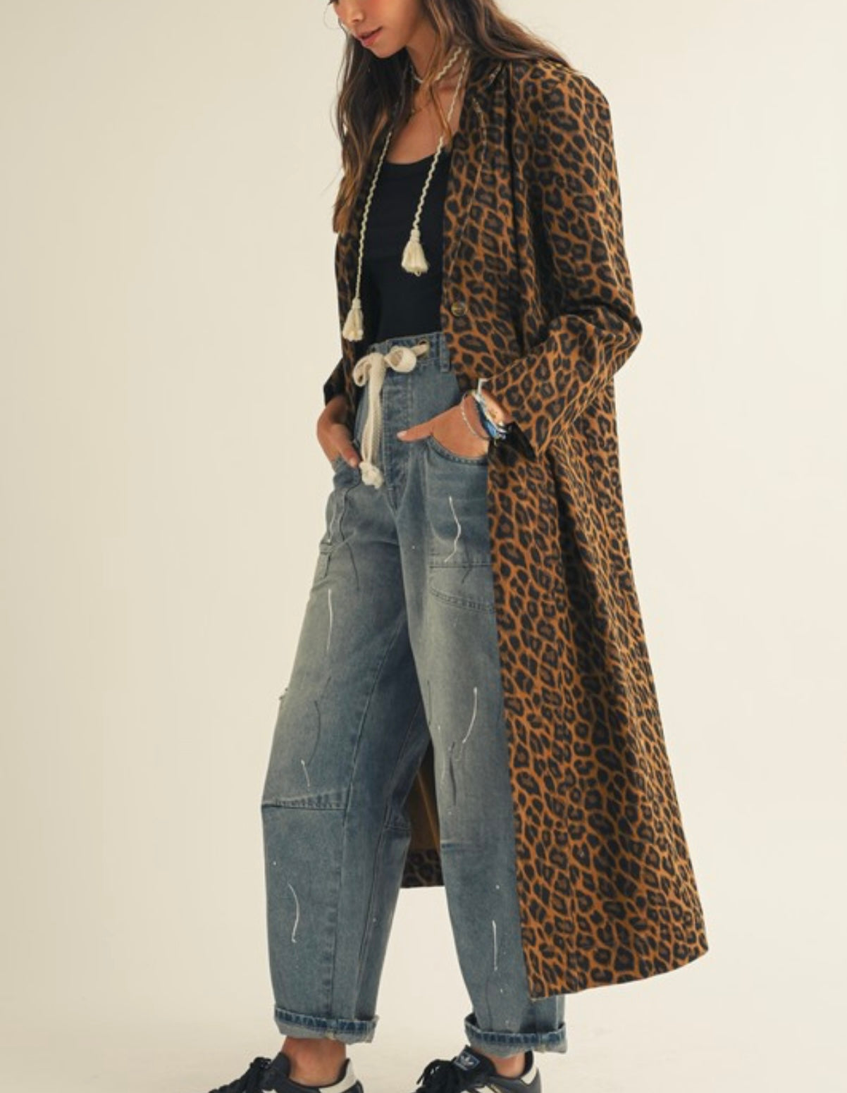 The Leopard Trench Coat