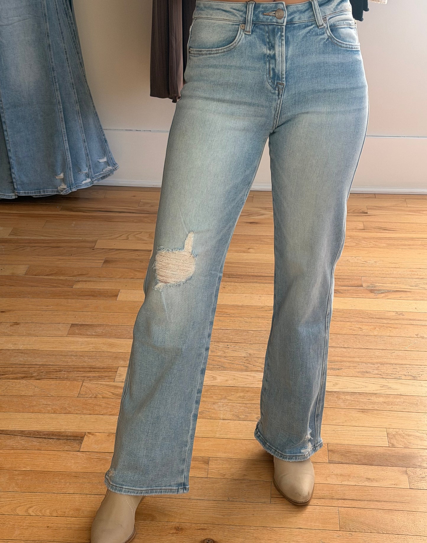 The Mica Wide Leg Jeans
