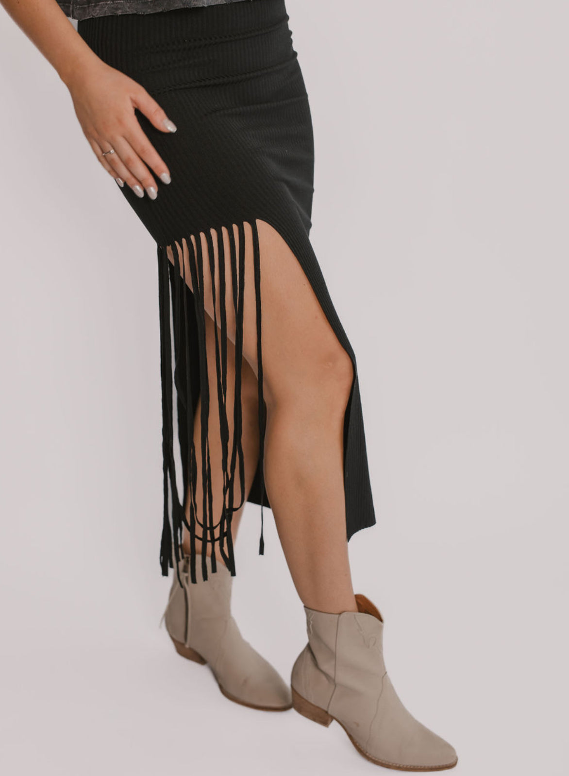 The Fringe Maxi Skirt