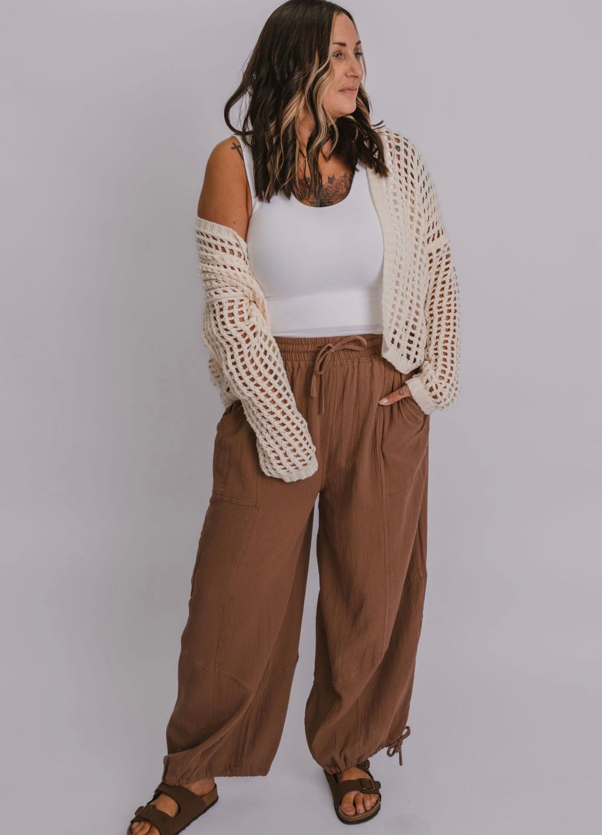 The Crochet Cropped Cardigan