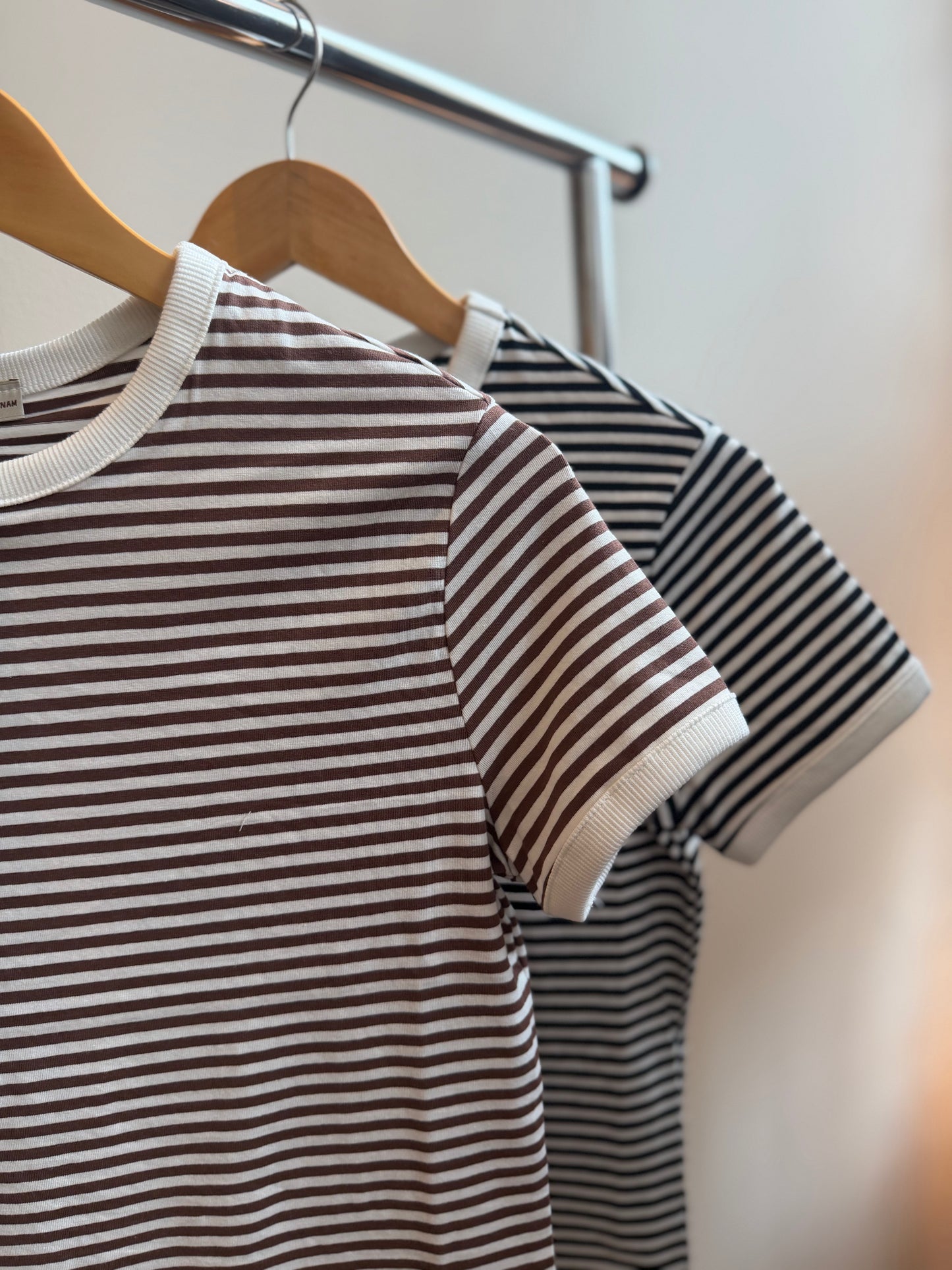 The Striped Contrast Tee