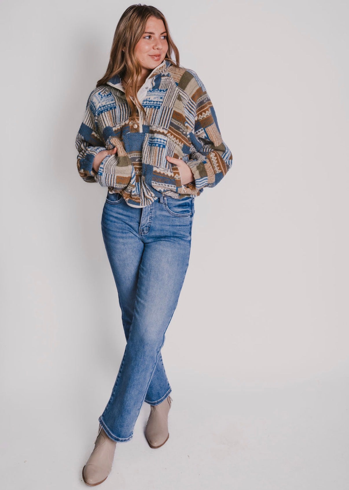 The Maya Multi Color Pullover