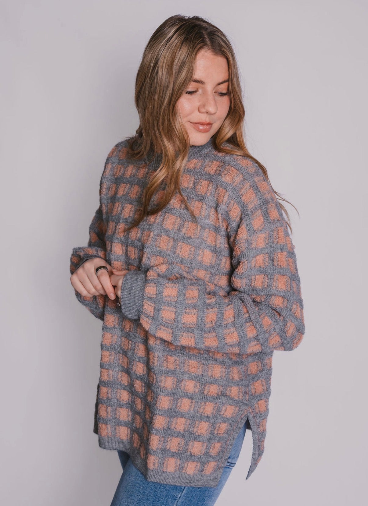 The Mallory Mauve Sweater