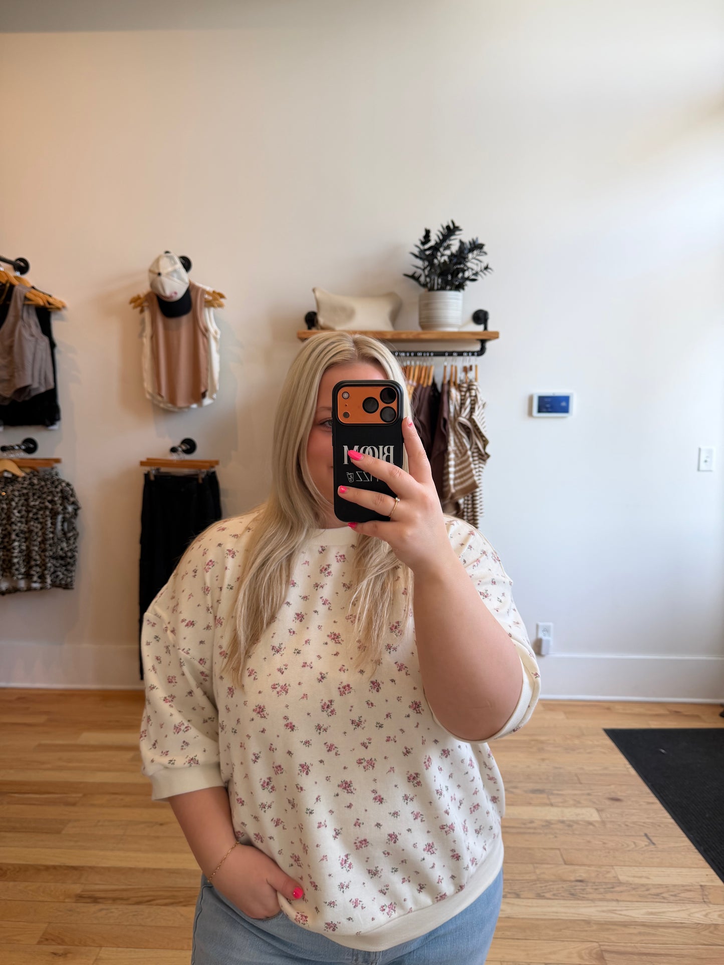 The Floral Short Sleeve Crew Neck