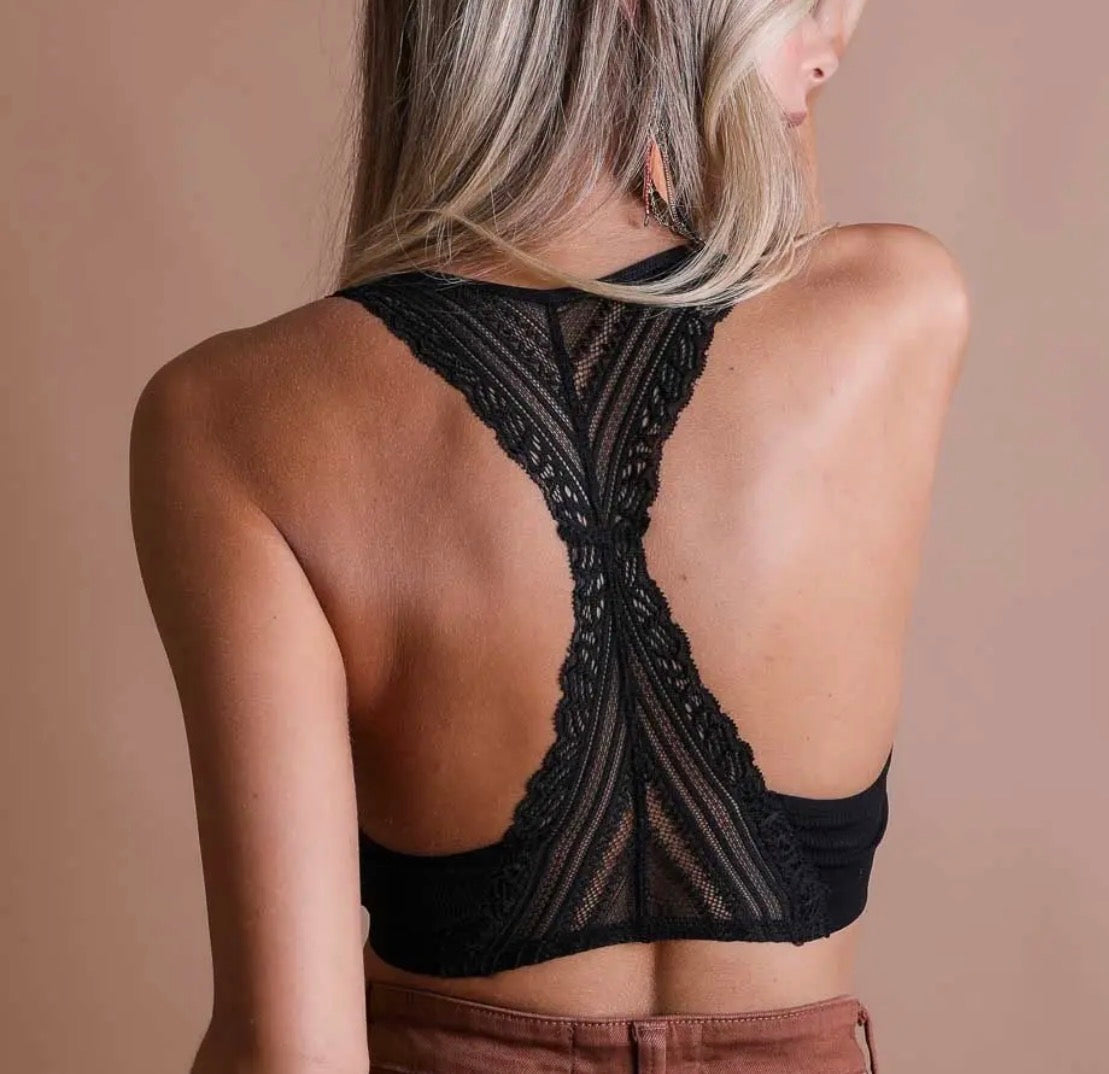 The Lace Racerback Bralette