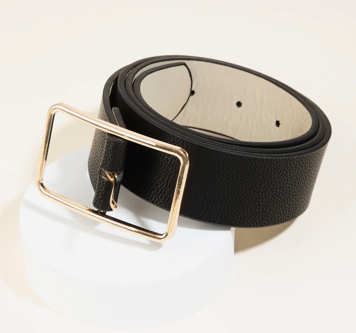 The Statement Rectangle Belt (2 Colors)