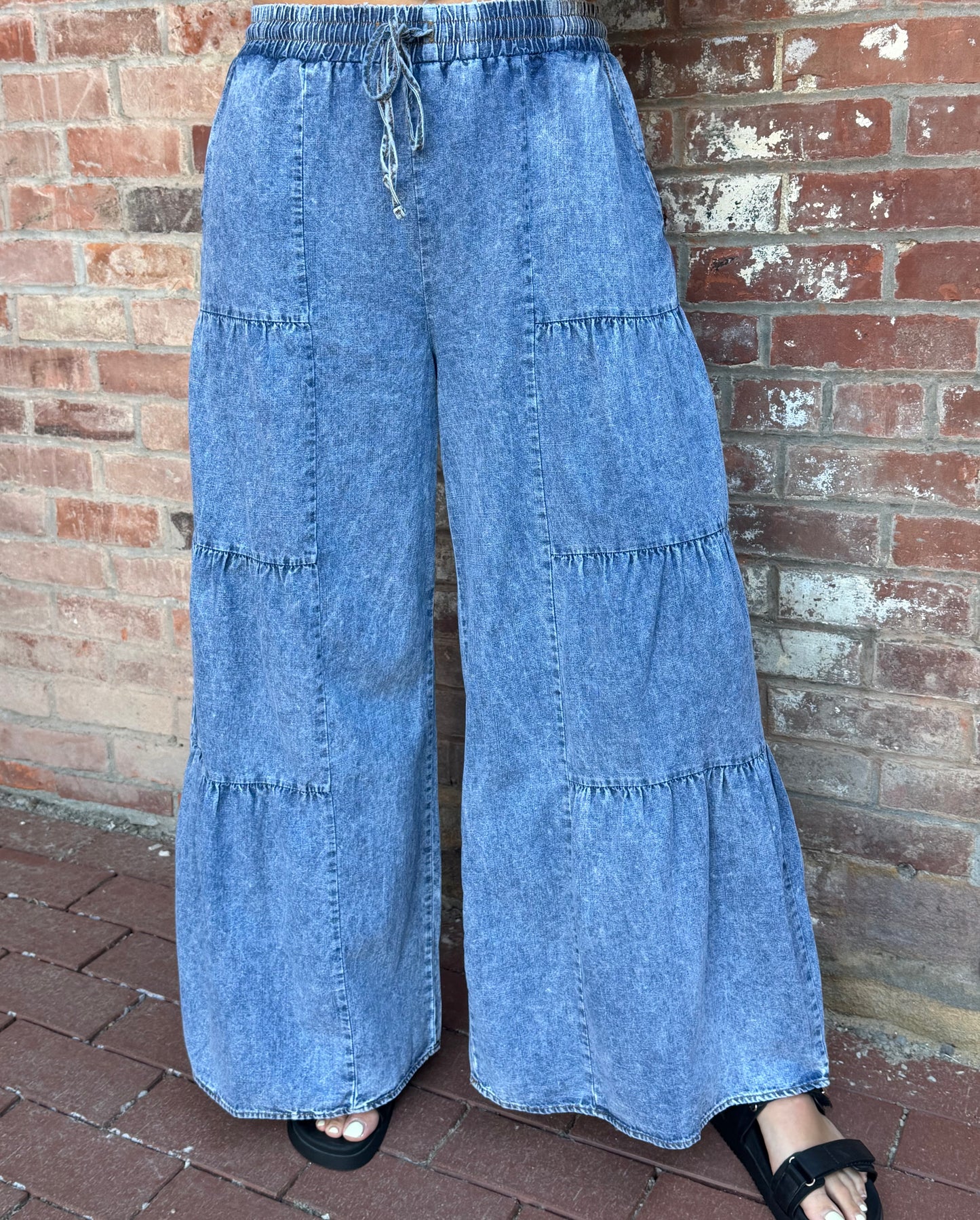The Teagan Tiered Wide Leg Pants