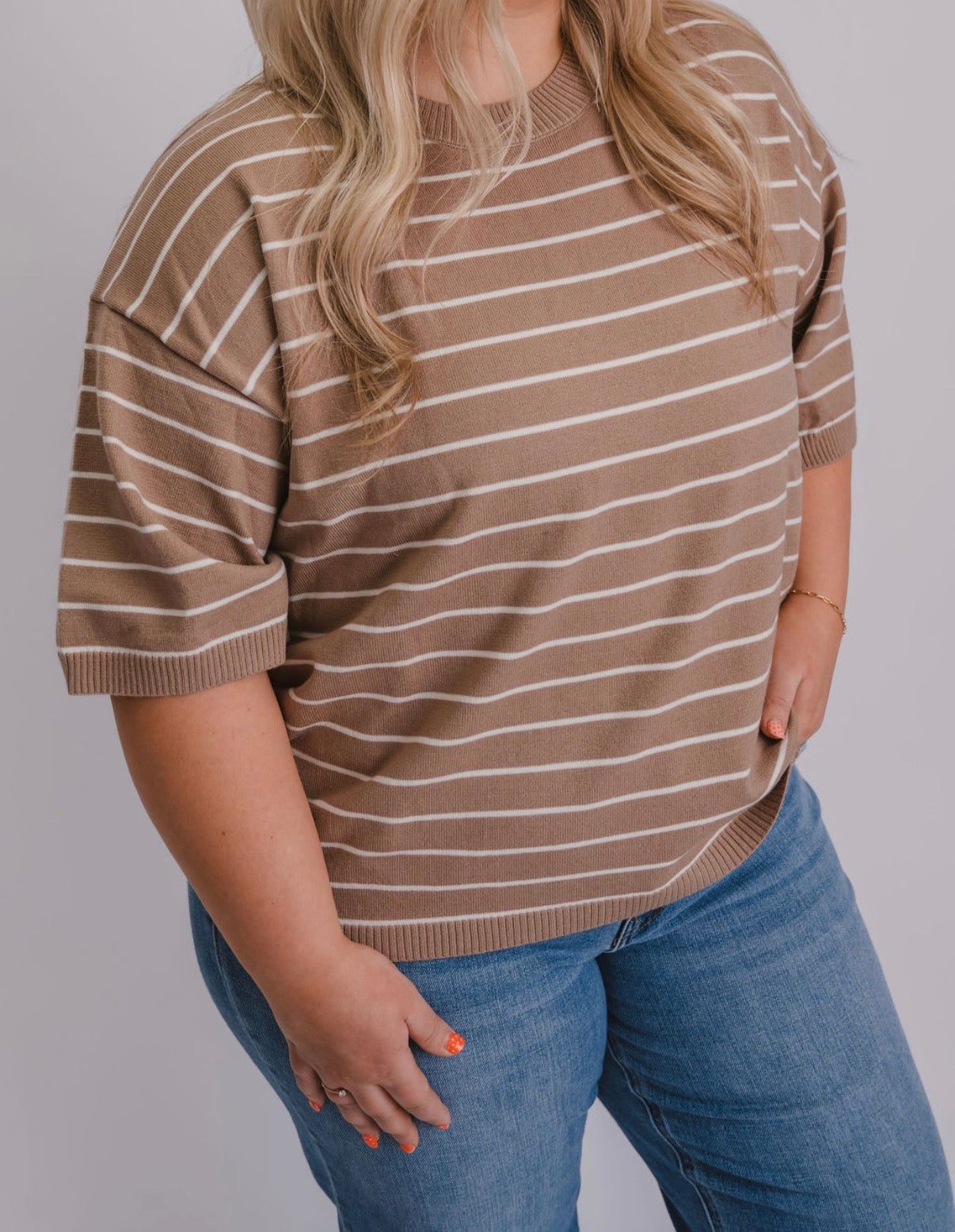 The Striped Knit Tessa Top