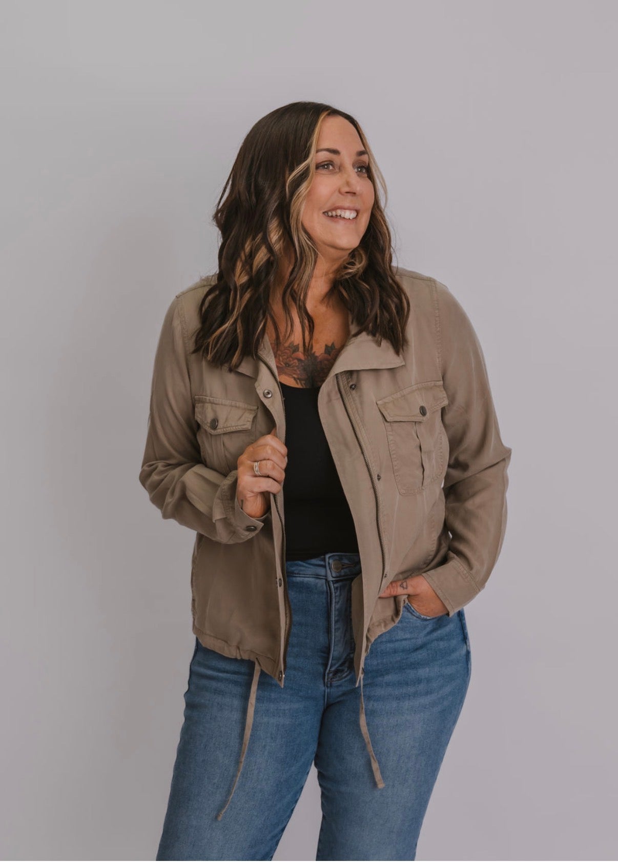 The Spring Zip Up Lightweight Jacket