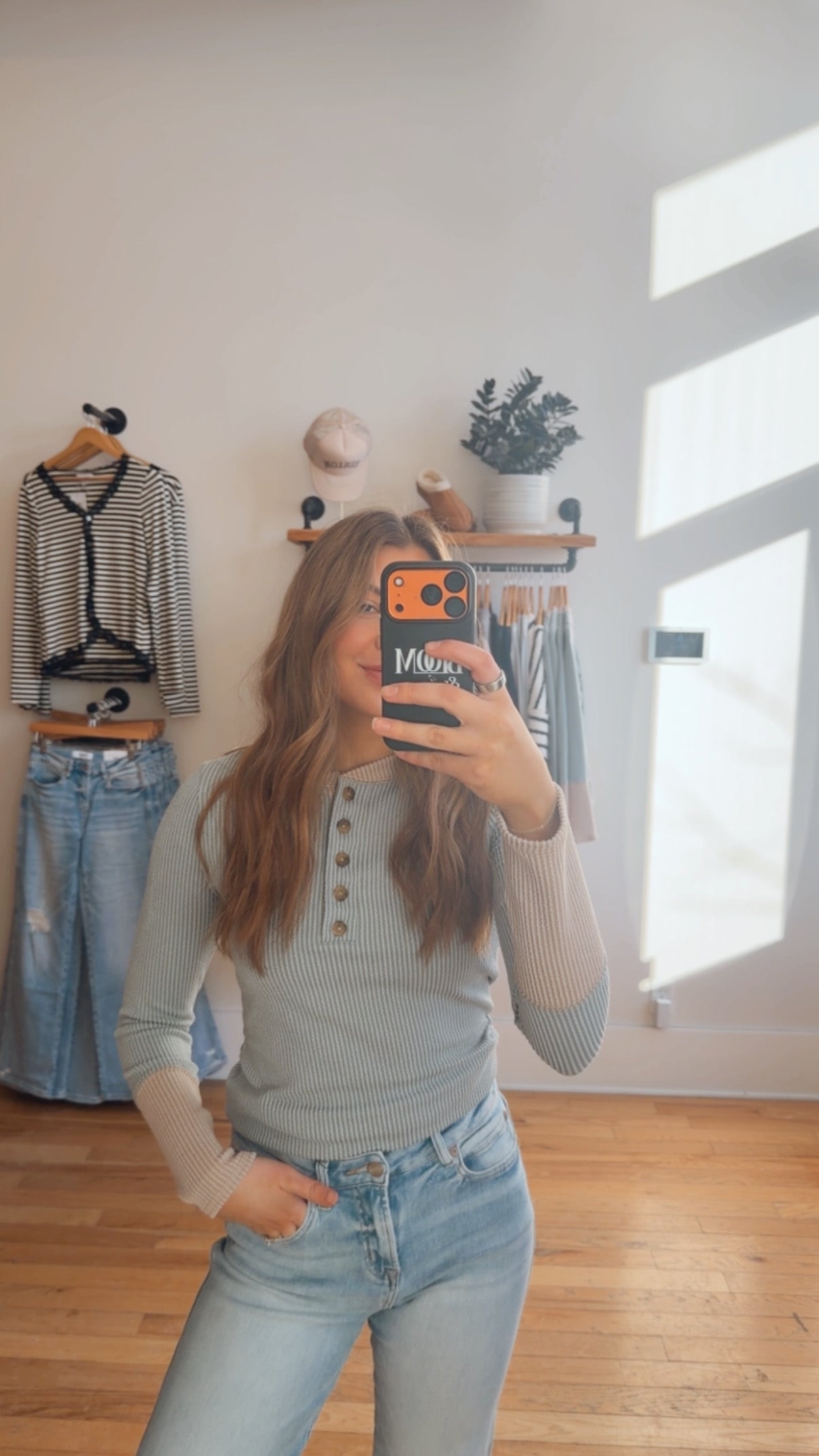 The Raina Ribbed Long Sleeve