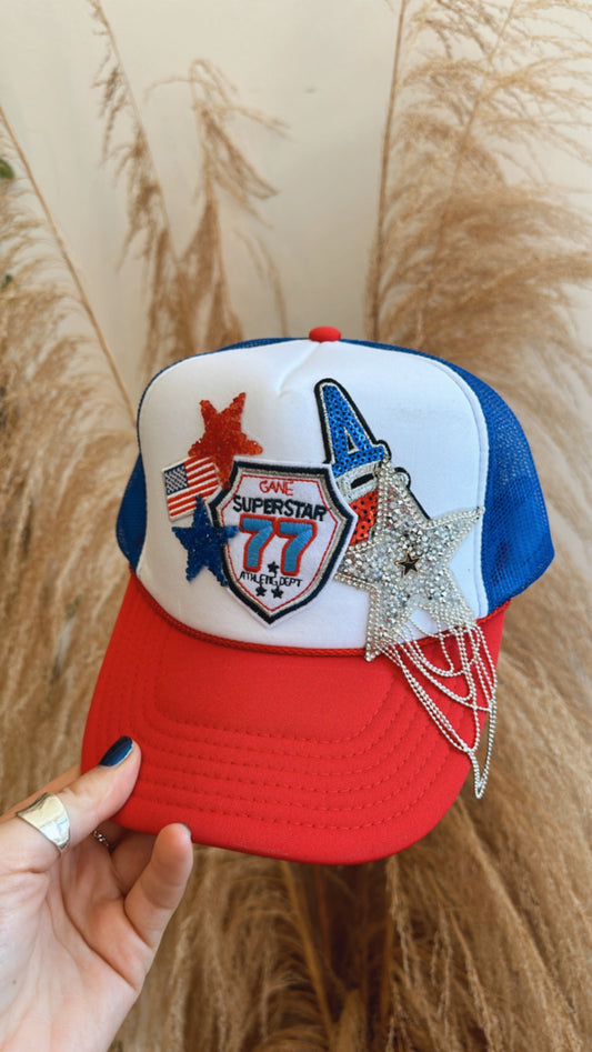 The Red White & Blue Trucker Hat
