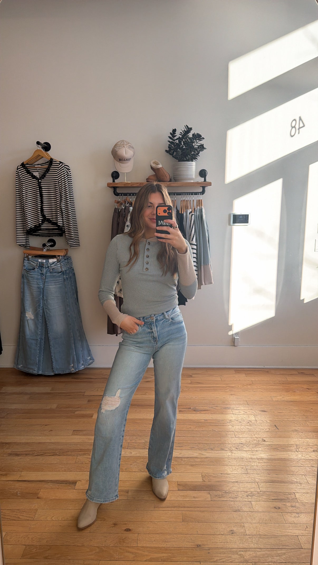 The Raina Ribbed Long Sleeve