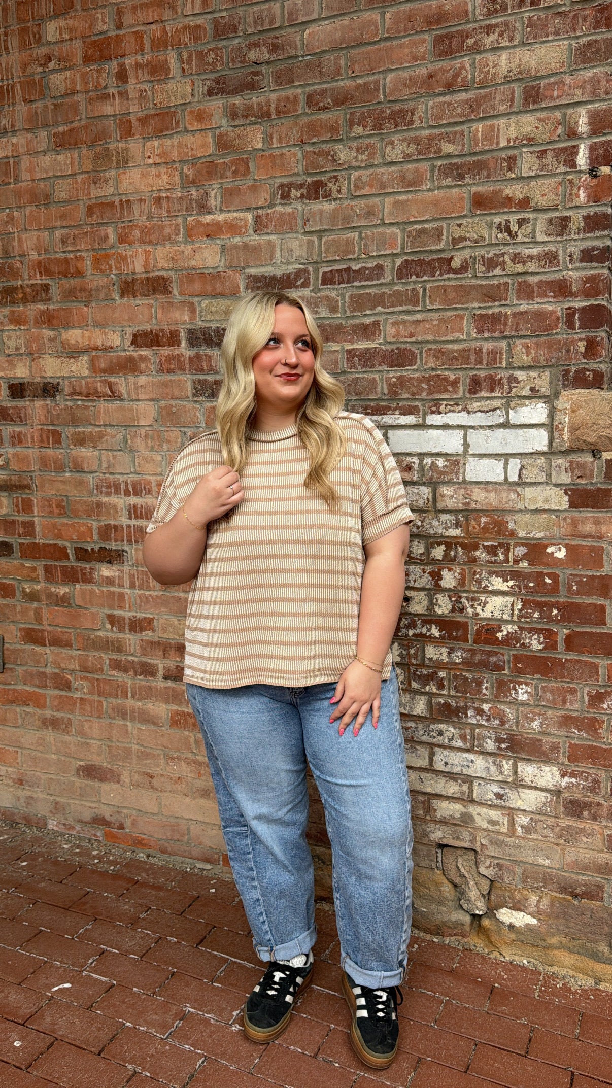 The Carmen Ribbed Cream Top