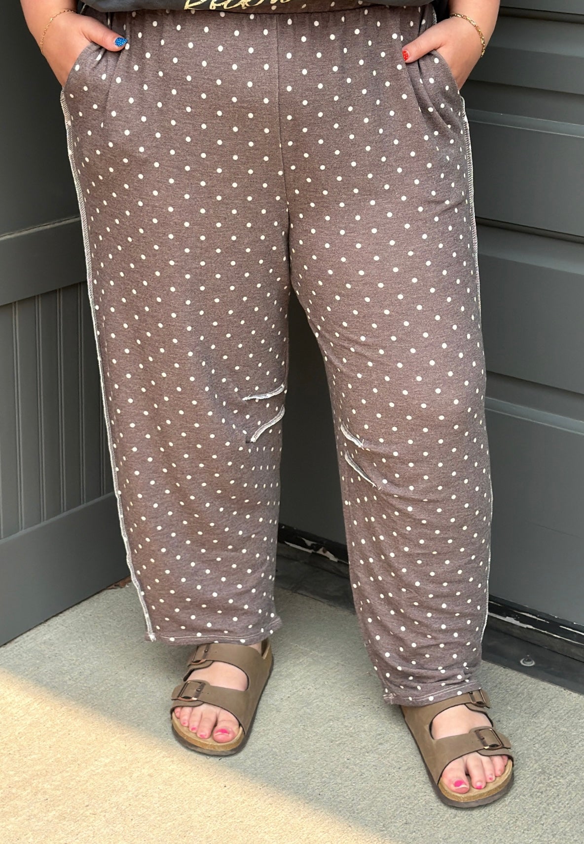 The Polka Dot Barrel Pants