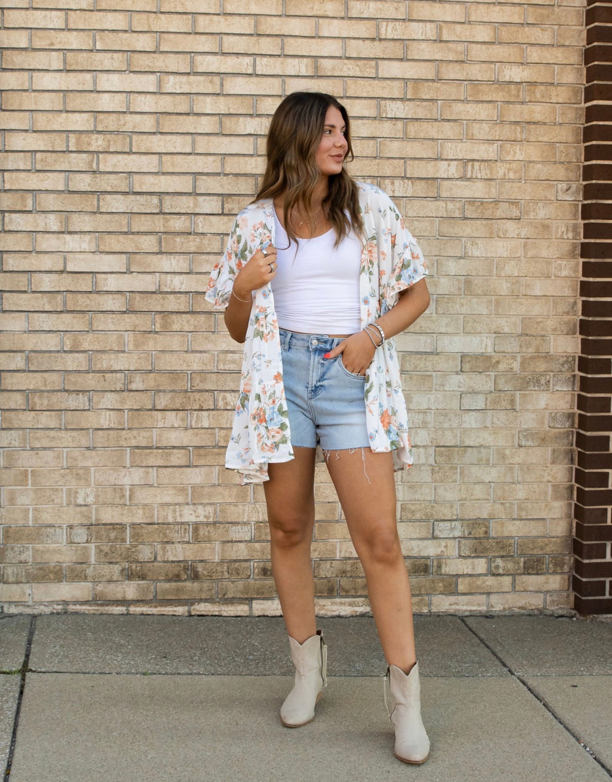 The Tiered Floral Kimono