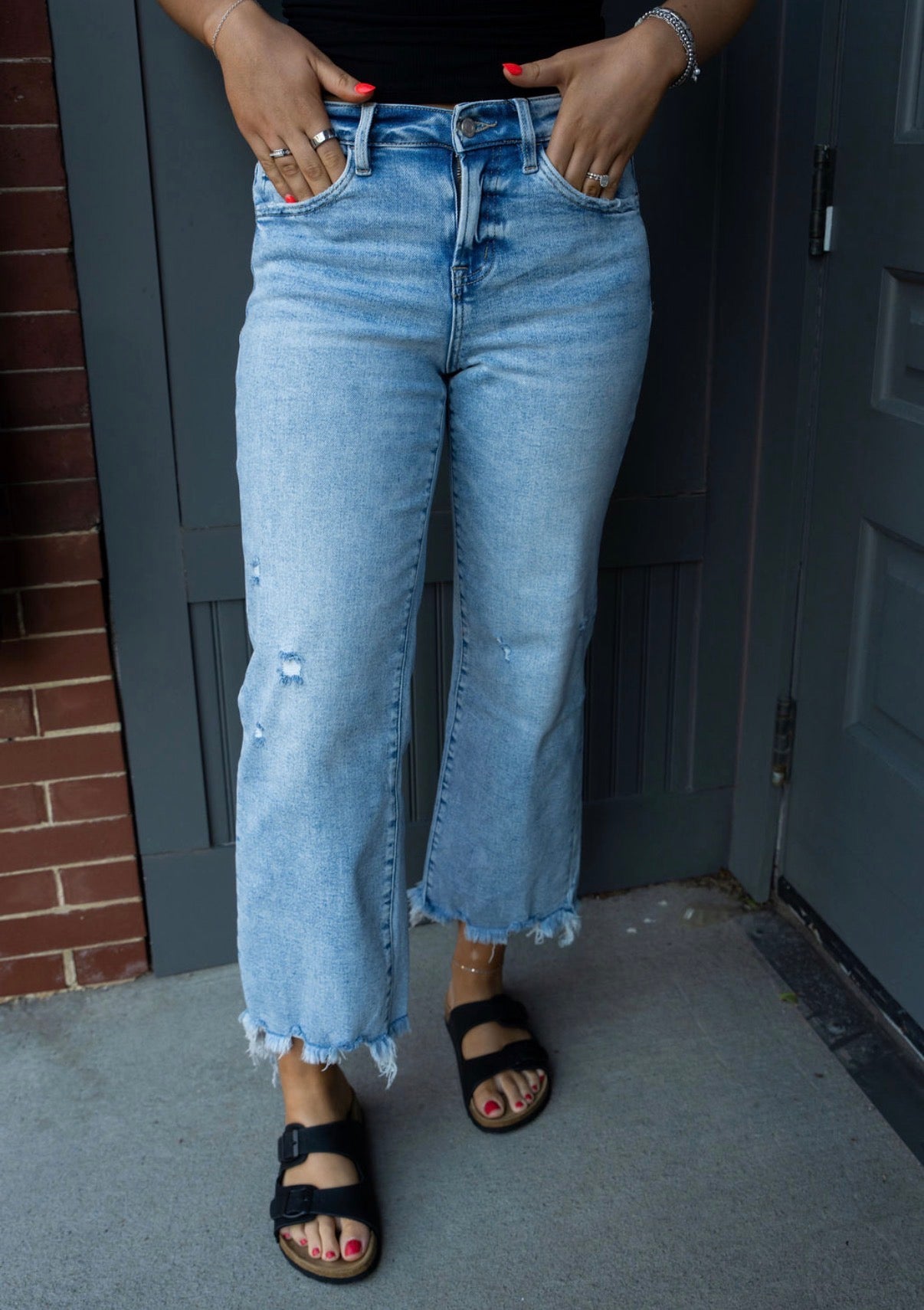 The Slim Wide Leg Aileeah Jeans
