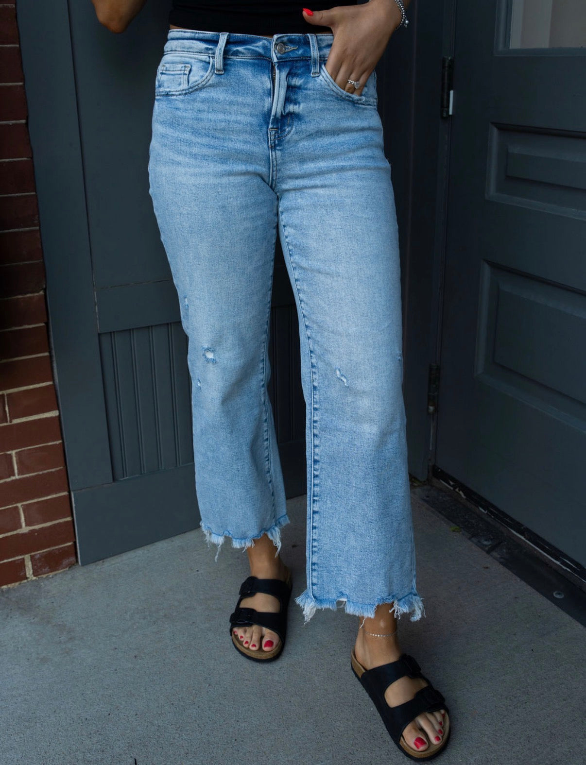 The Slim Wide Leg Aileeah Jeans